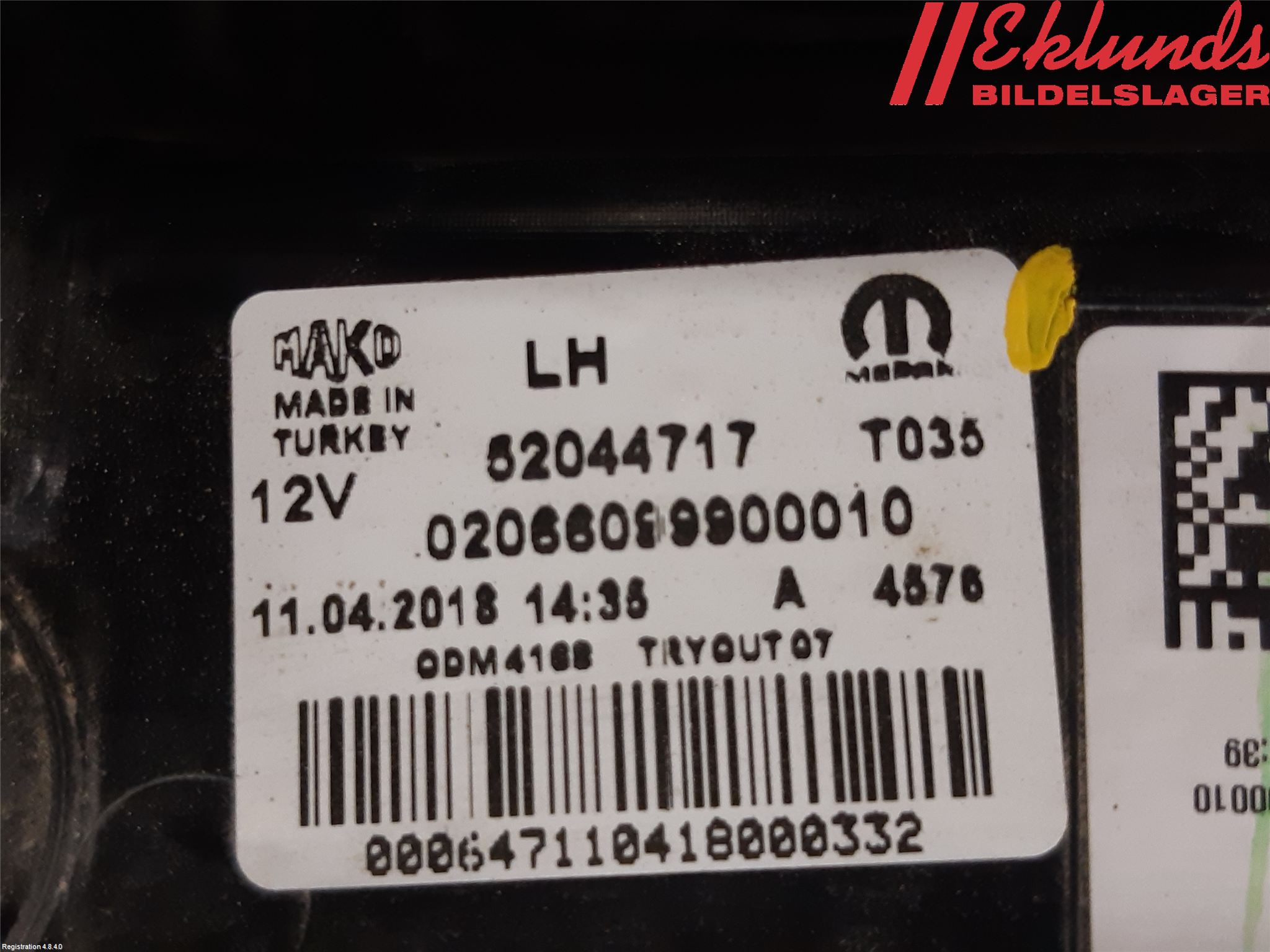 Fiat DOBLO CARGO Bakljus Vänster