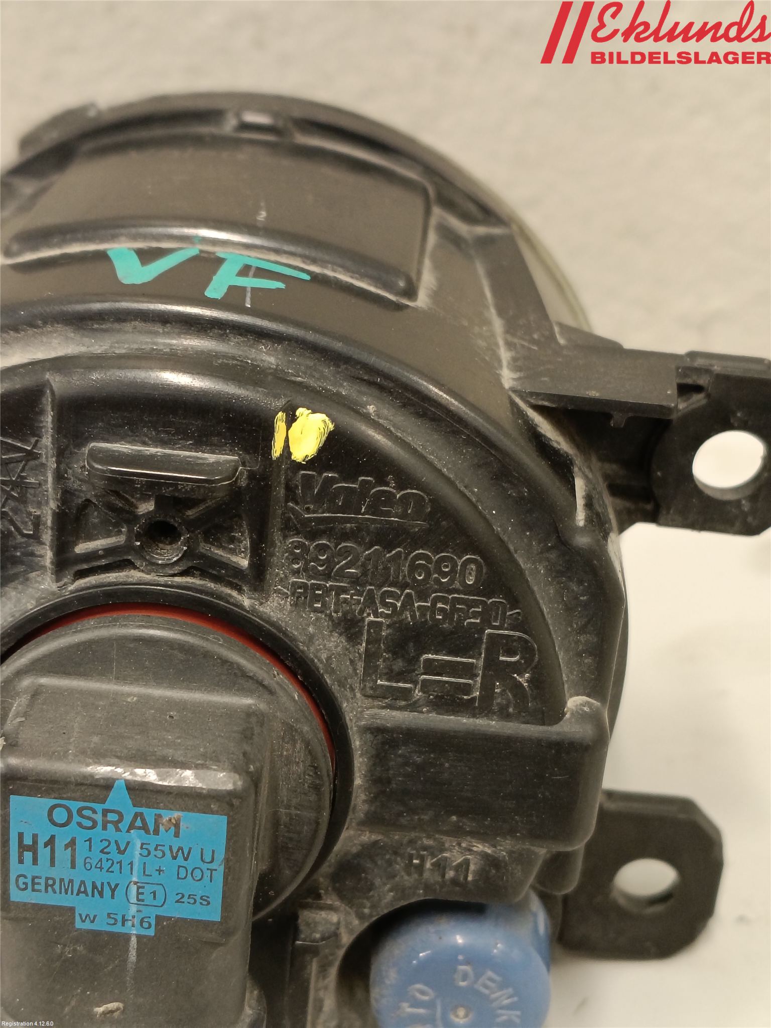 Peugeot 308 14-21 Dimljus-Varselljus Fram