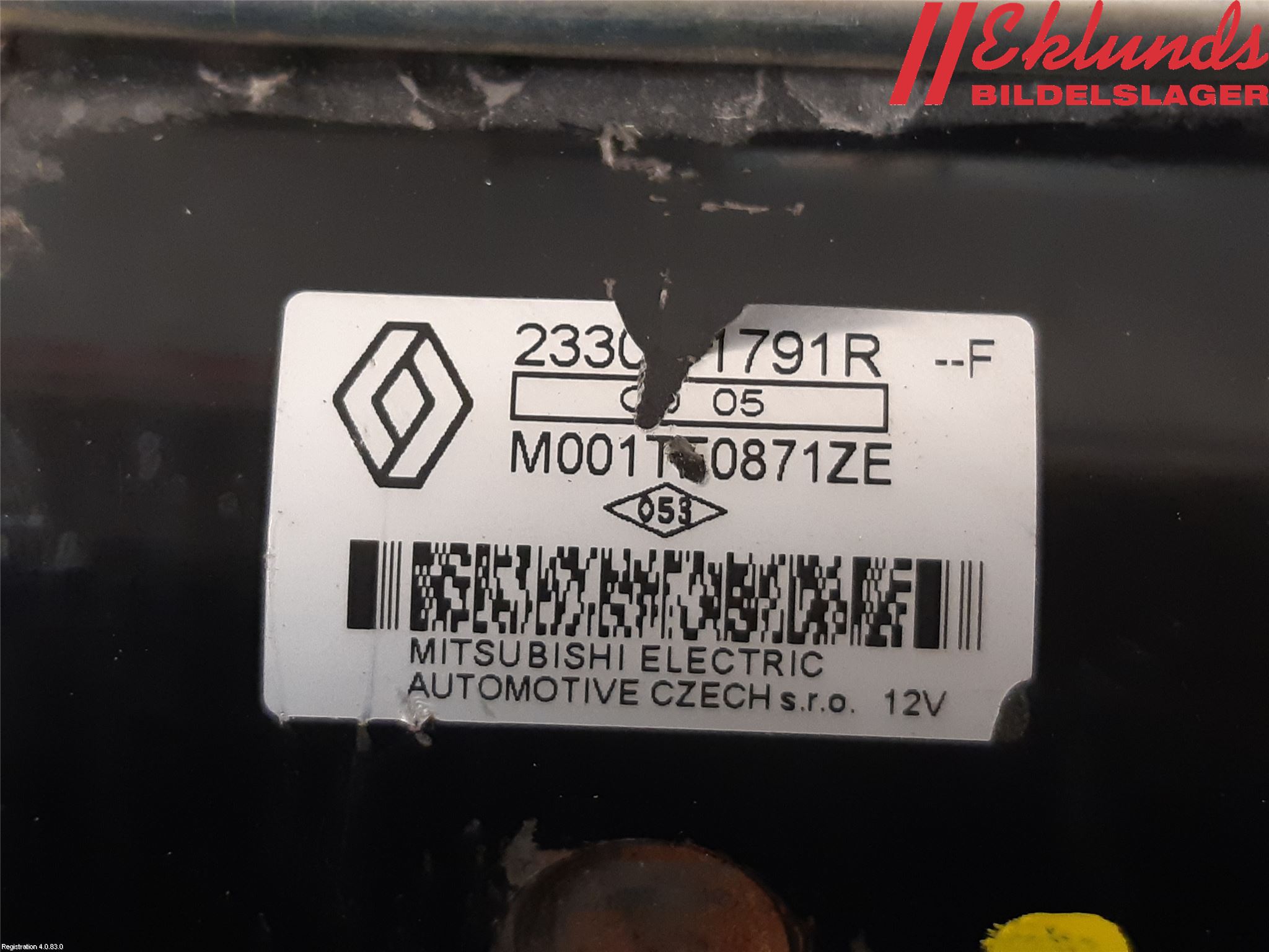 Fiat TALENTO 16- Startmotor Diesel