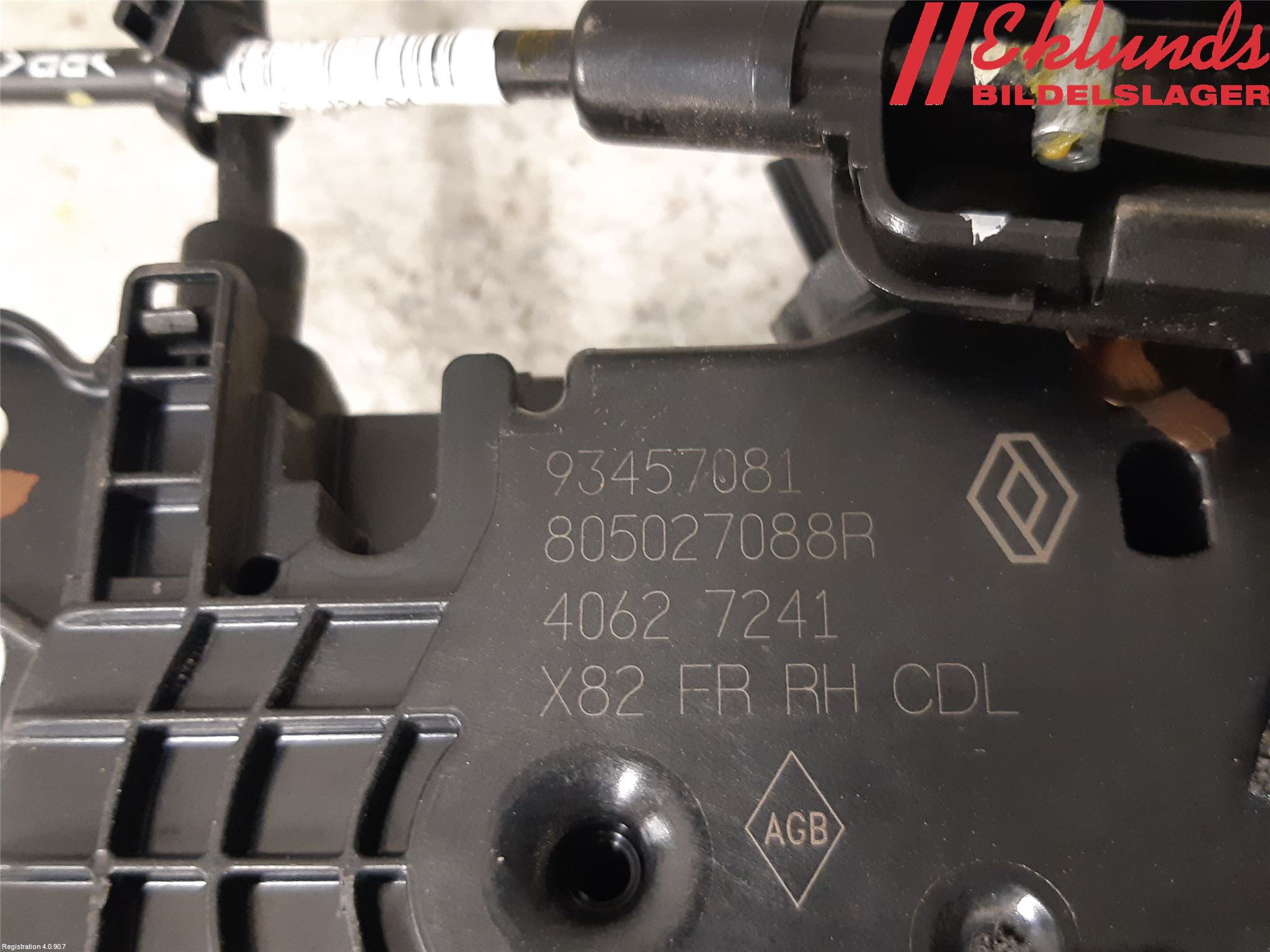 Opel VIVARO 15-19 Låskista-Dörrlås