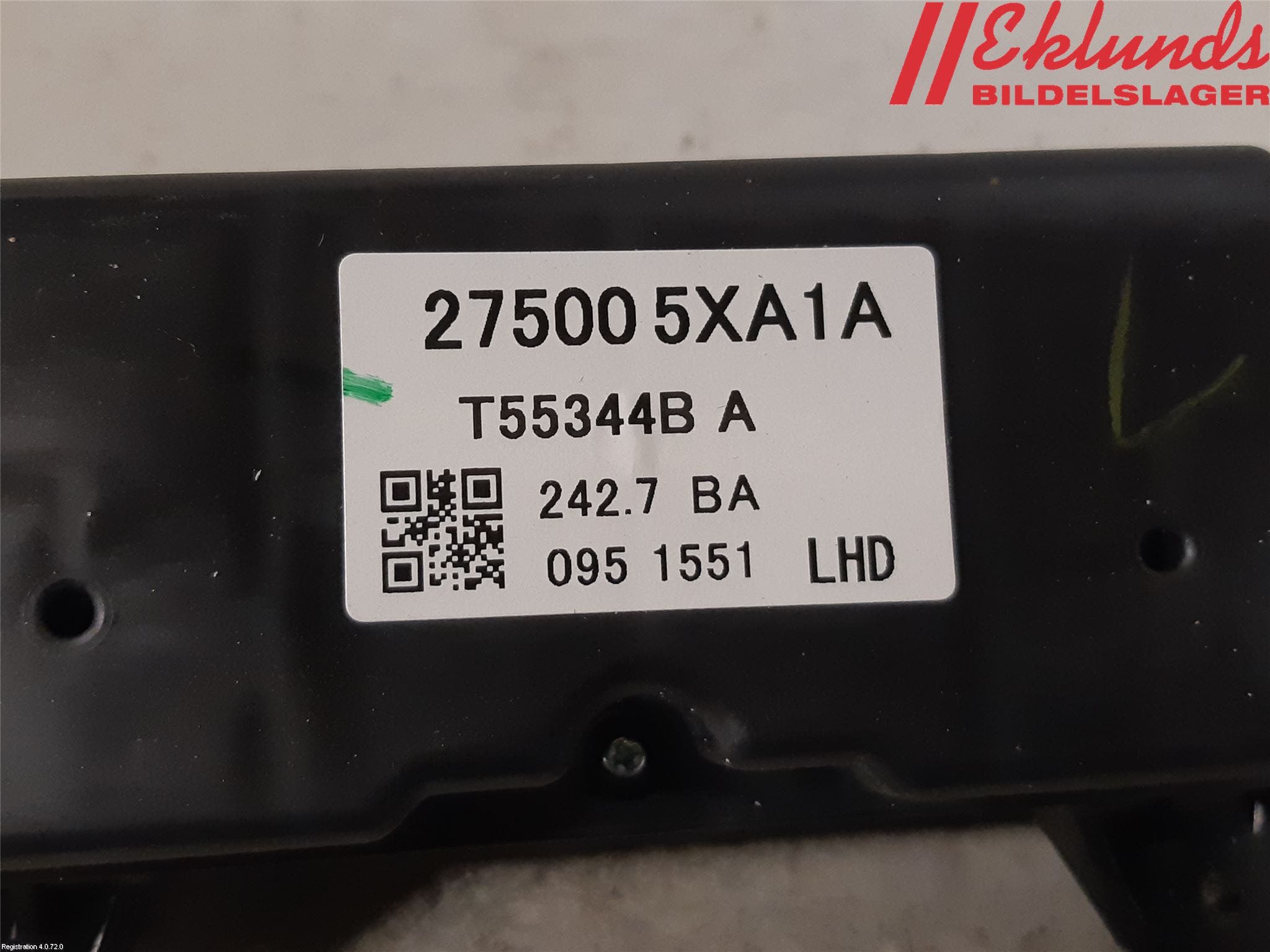 Mercedes-Benz MB X-KLASS (BR 470) 18-20 Ac Styrenhet Ac Manöveren