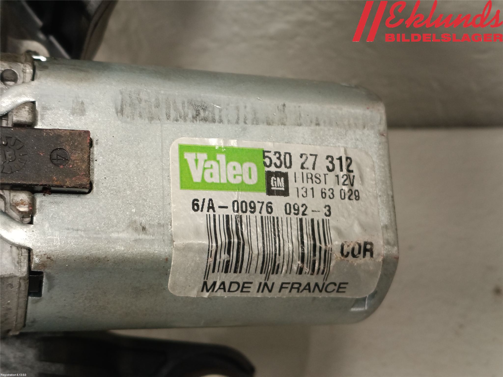 Opel CORSA D 07-14 Torkarmotor Baklucka
