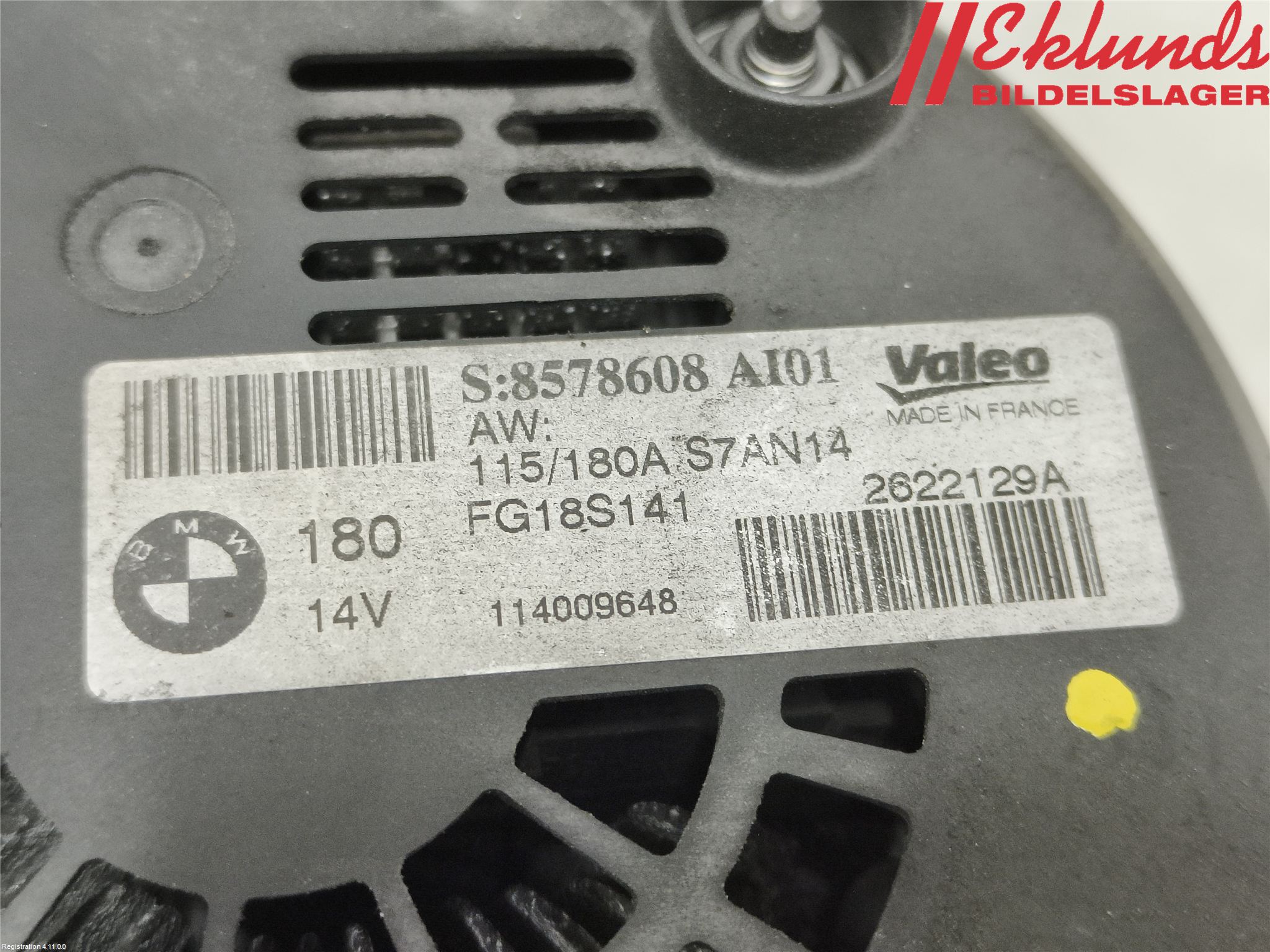 BMW 3 GT F34 13-19 Generator