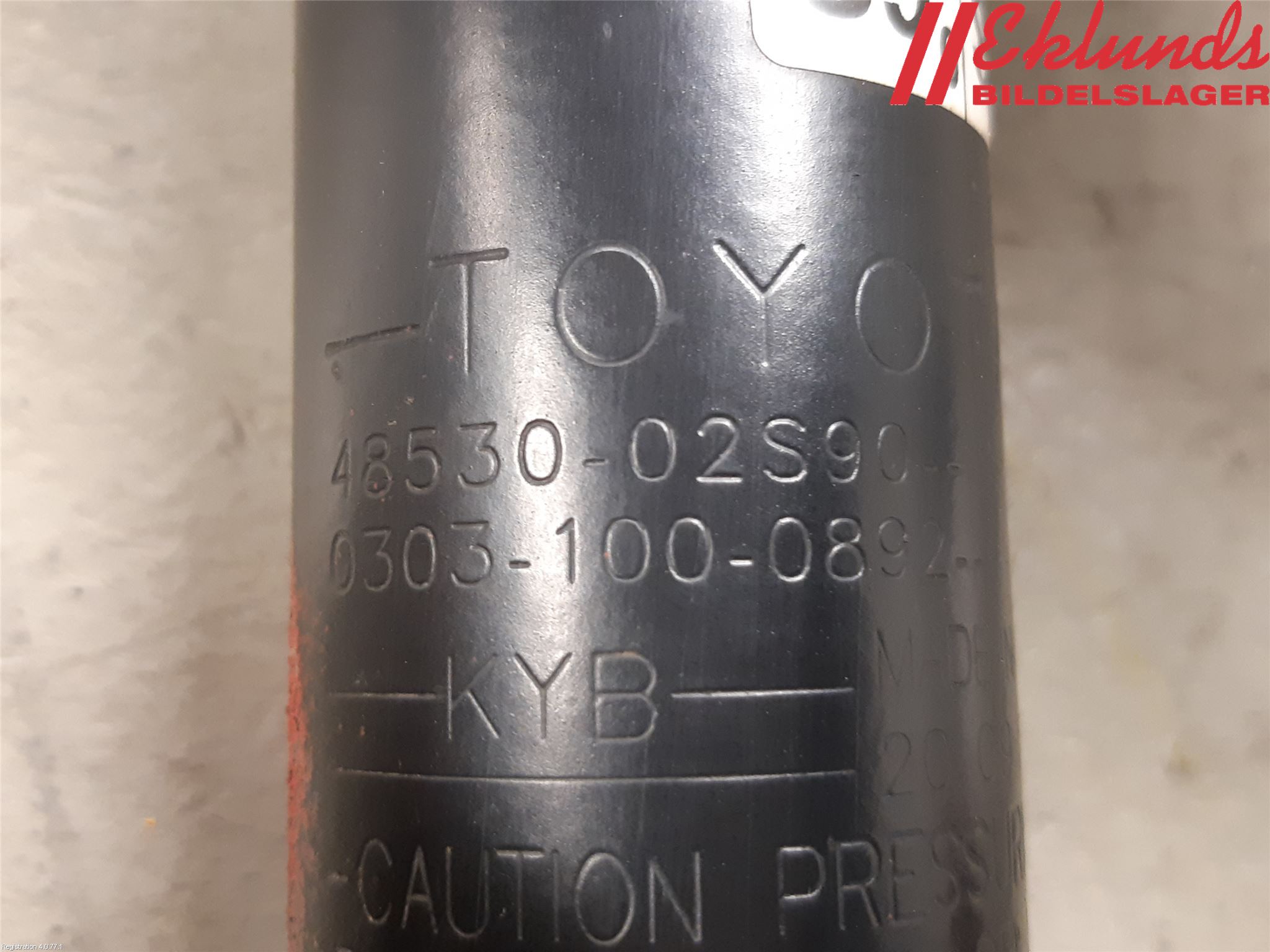 Toyota COROLLA 19- Stötdämpare Bak