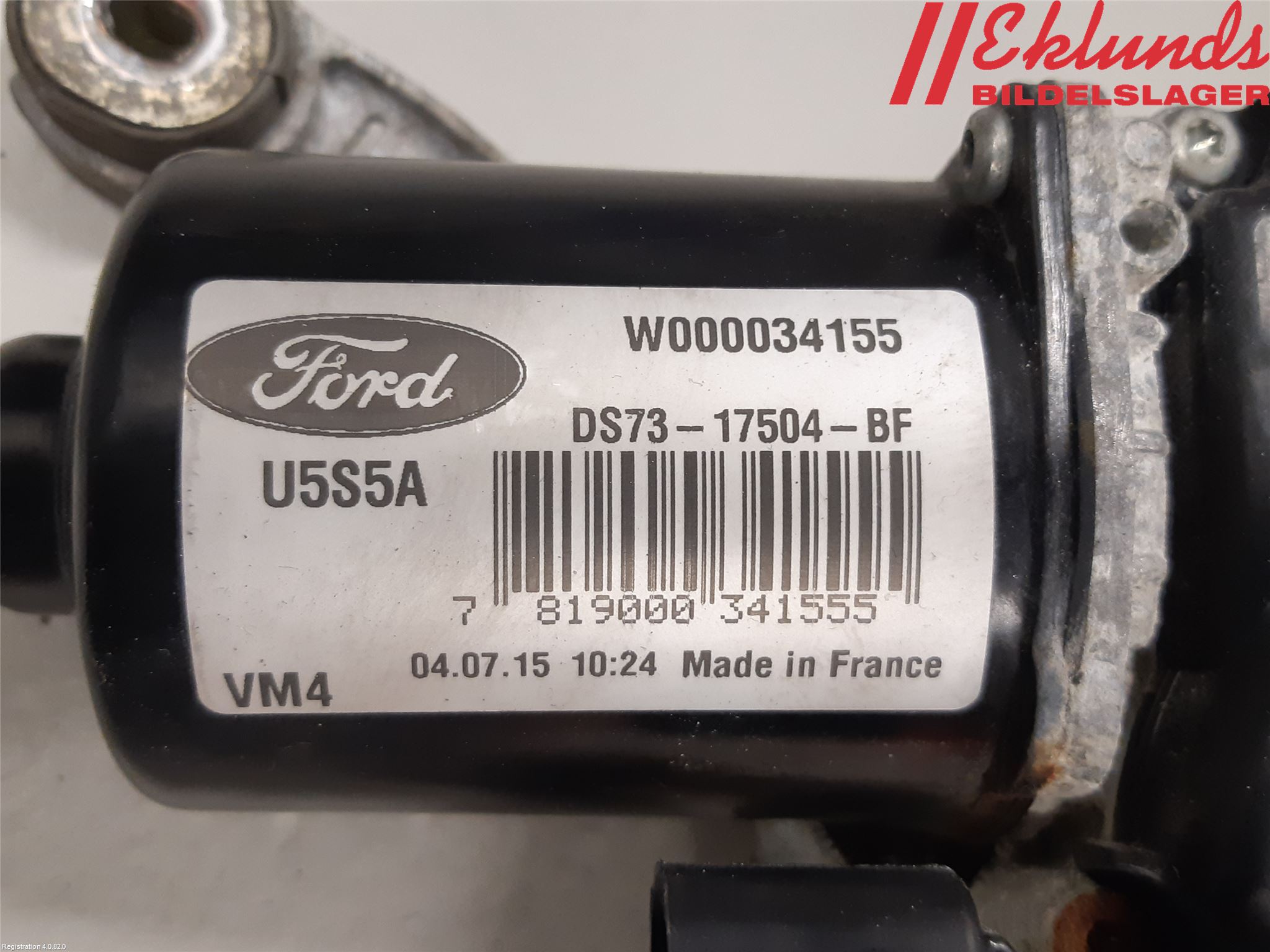 Ford MONDEO 15-22 Torkarmotor Vindruta