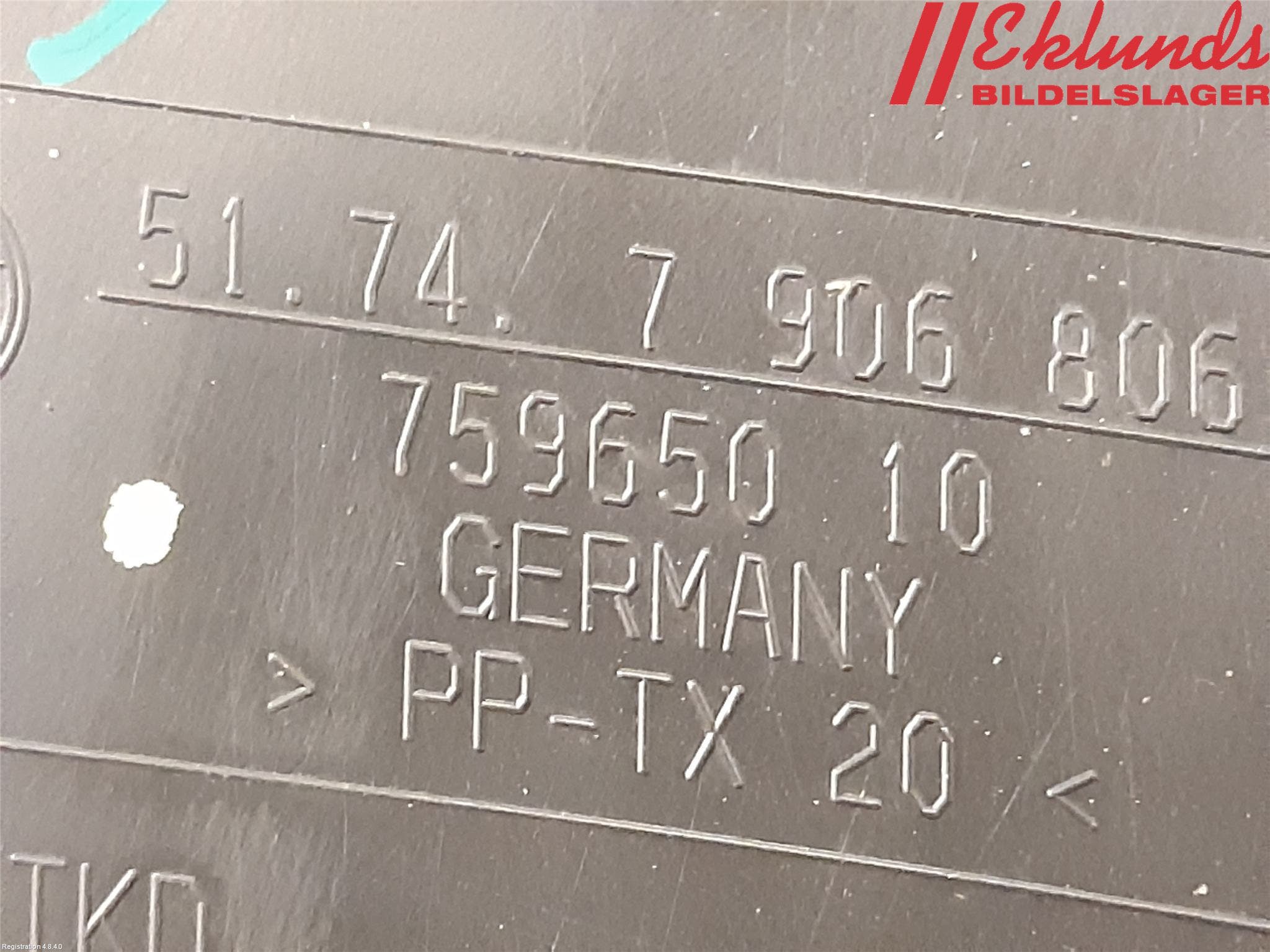 BMW 1 E87/81 5D/3D 03-11 Deflektor Plåt-Plast Kylning