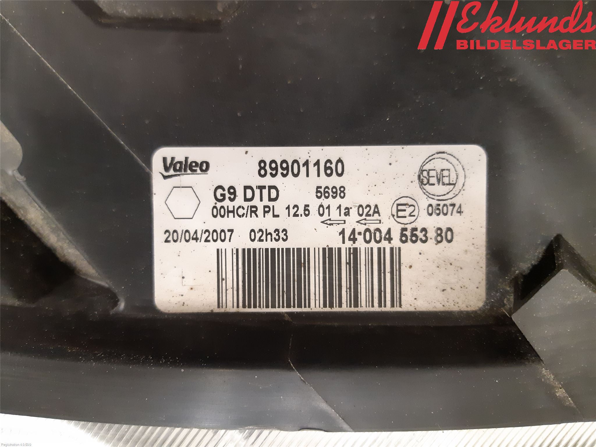 Fiat SCUDO 07-16 Strålkastare Höger