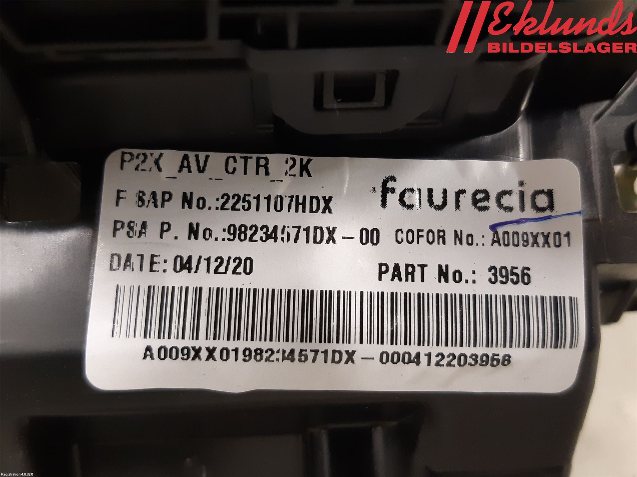 Peugeot 208/E-208 20- Defrosterkanal-Munstycke