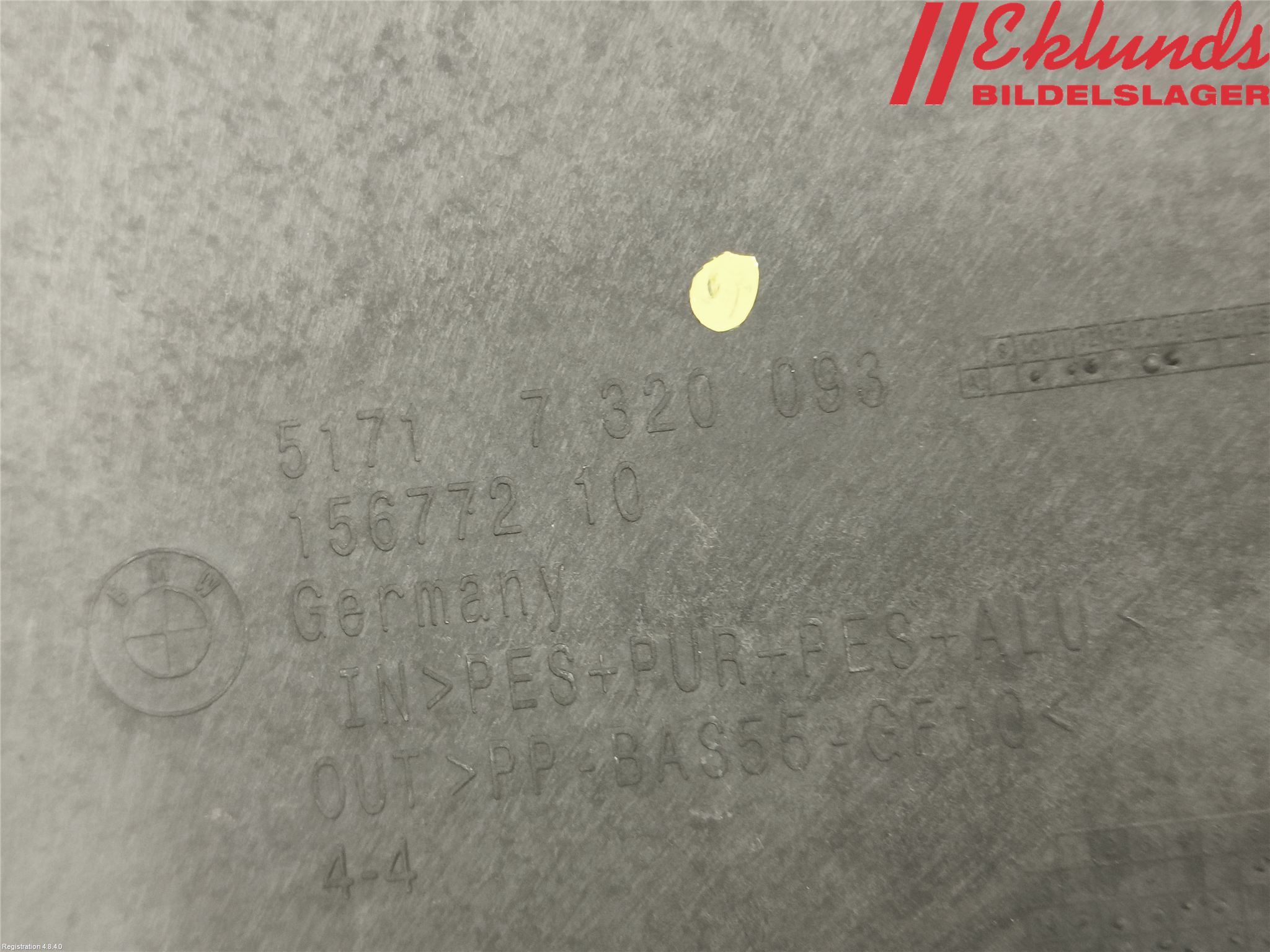 BMW X1 F48 15-22 Batterilåda-Fäste-Hållare