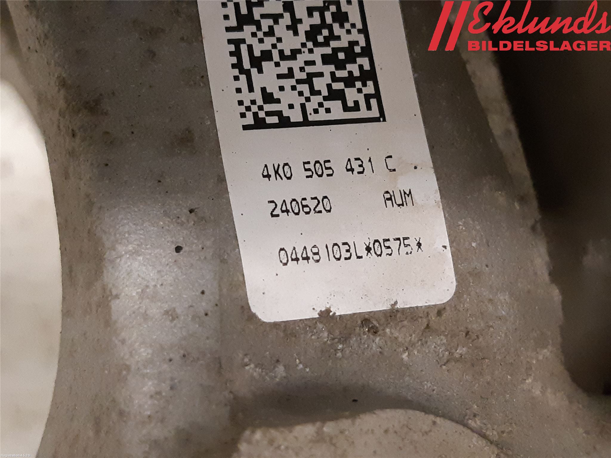 Audi A6 F2/C8 19- Hjullagerhus-Spindel Vä B