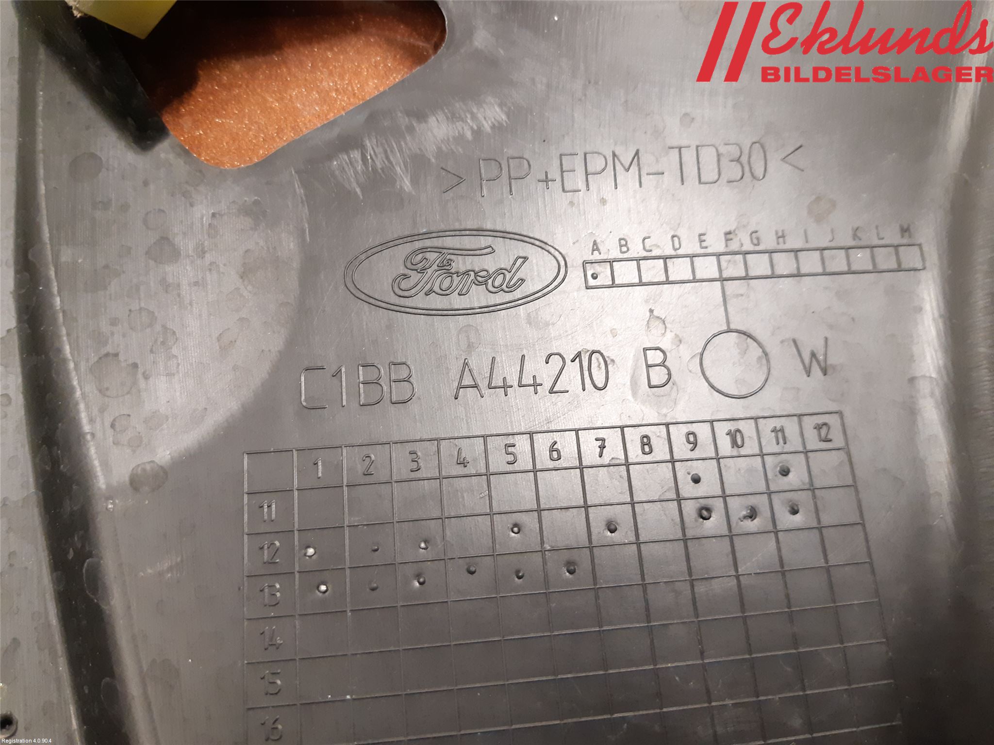 Ford FIESTA 13-17 Spoiler Baklucka