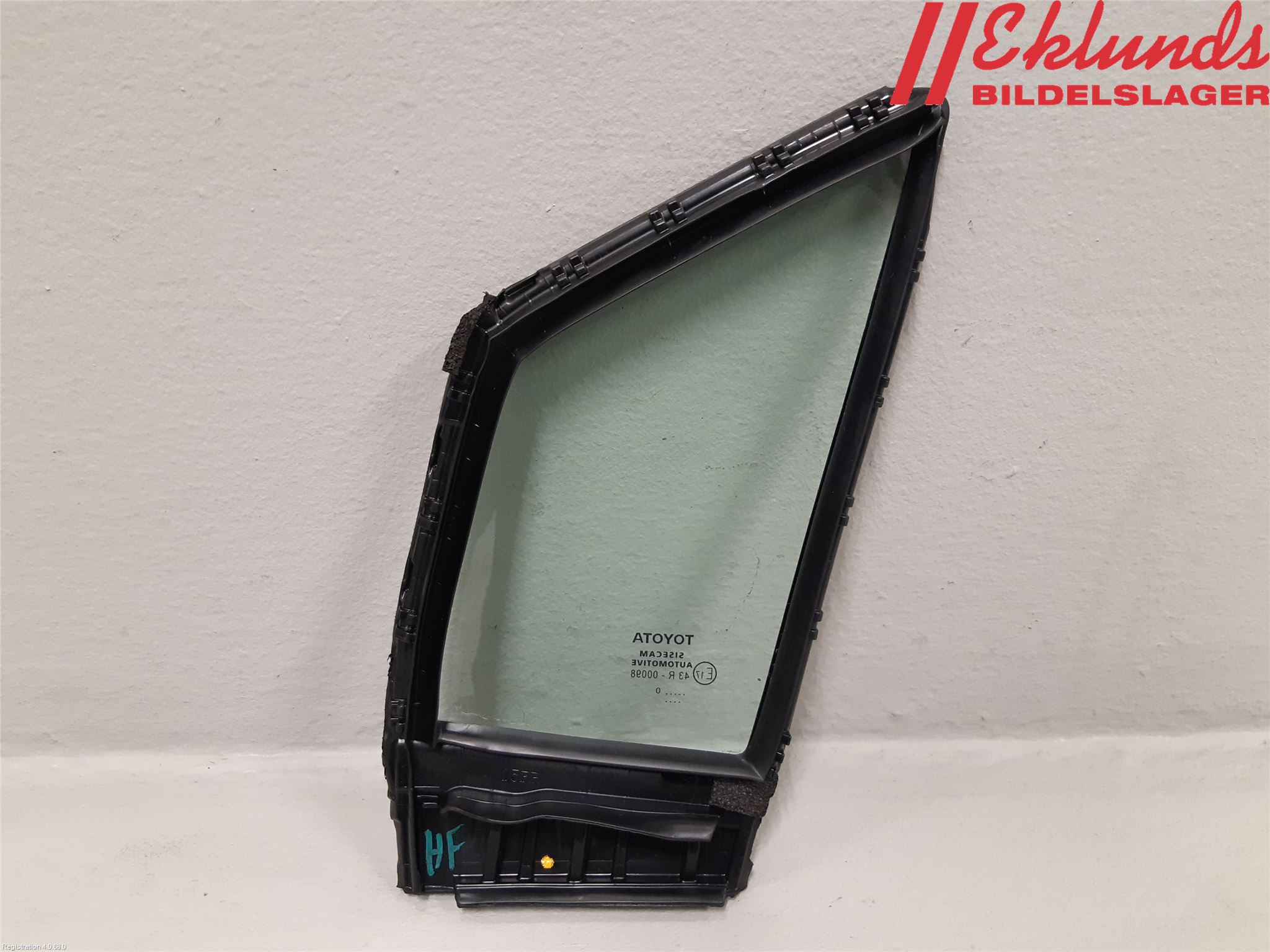 Toyota COROLLA 19- Dörruta Fram Lilla Hö