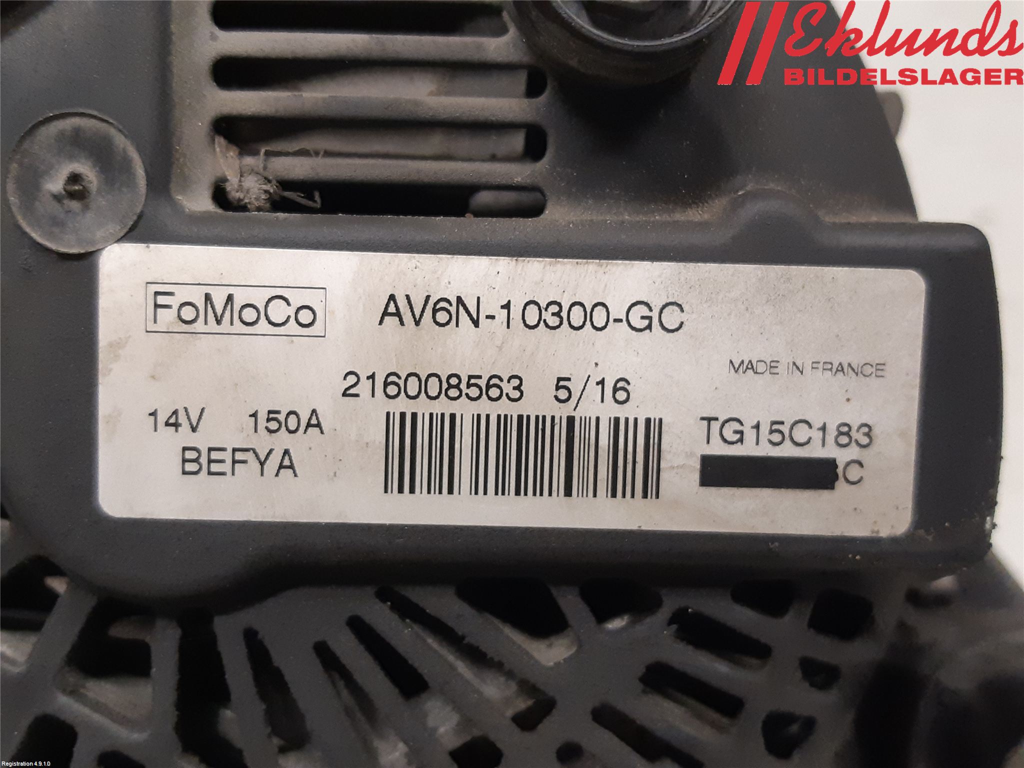 Ford TRANSIT/TOURNEO CONNECT 13-22 Generator