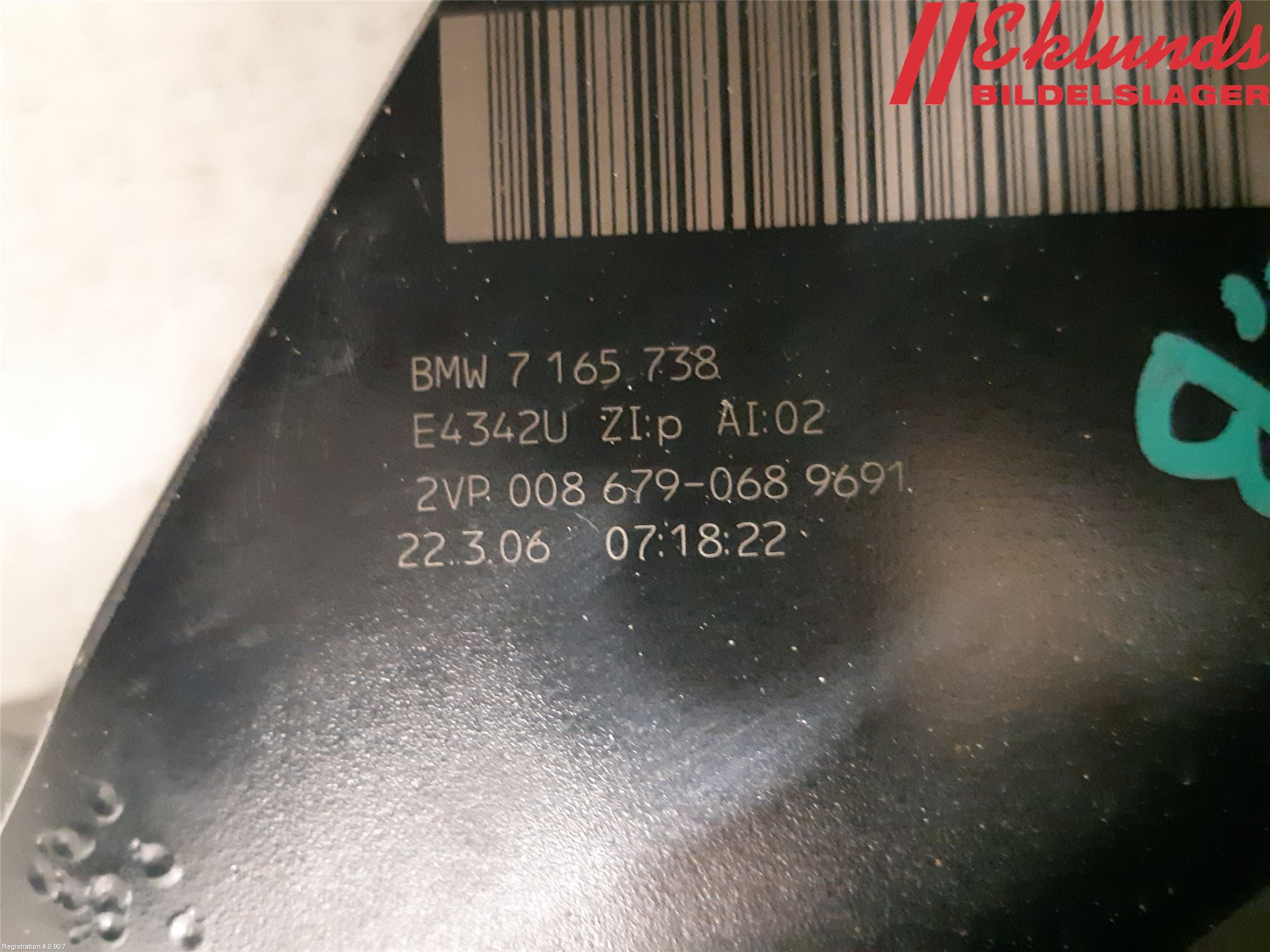 BMW 5 E60/61 Sed/Tou 02-10 Bakljus Höger