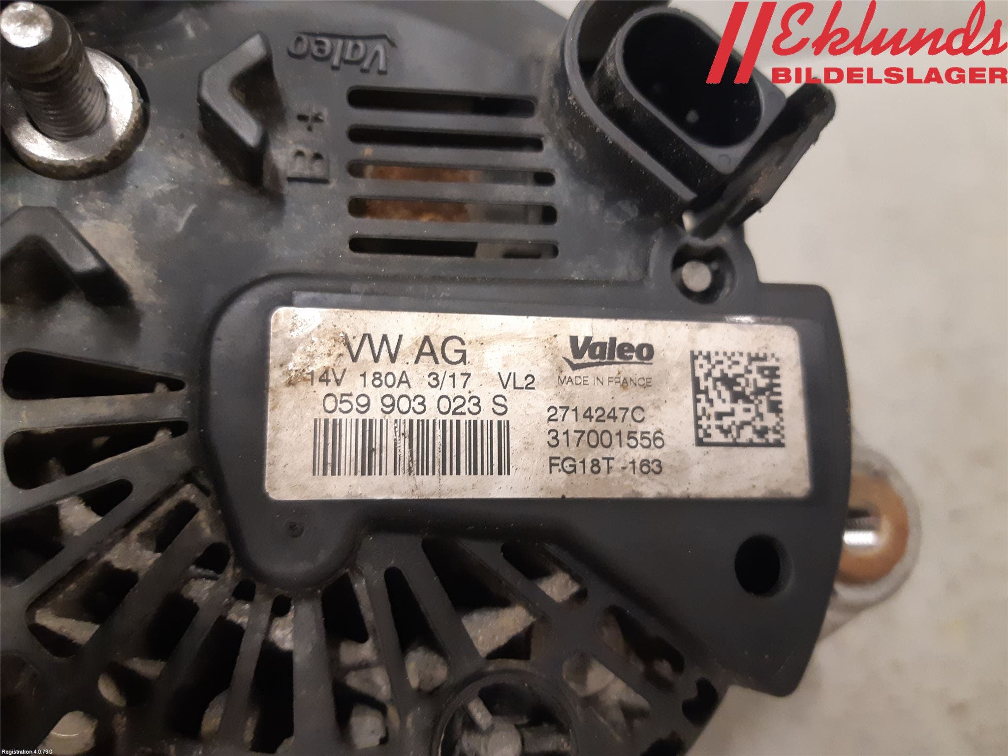 Volkswagen VW AMAROK 2H 10-22 Generator