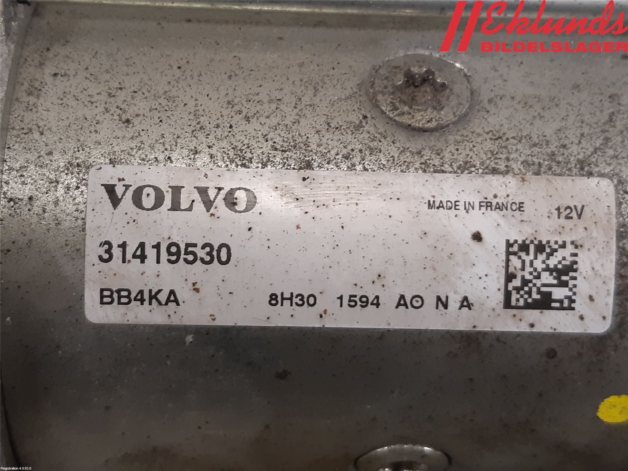 Volvo V90 17->> Startmotor Diesel