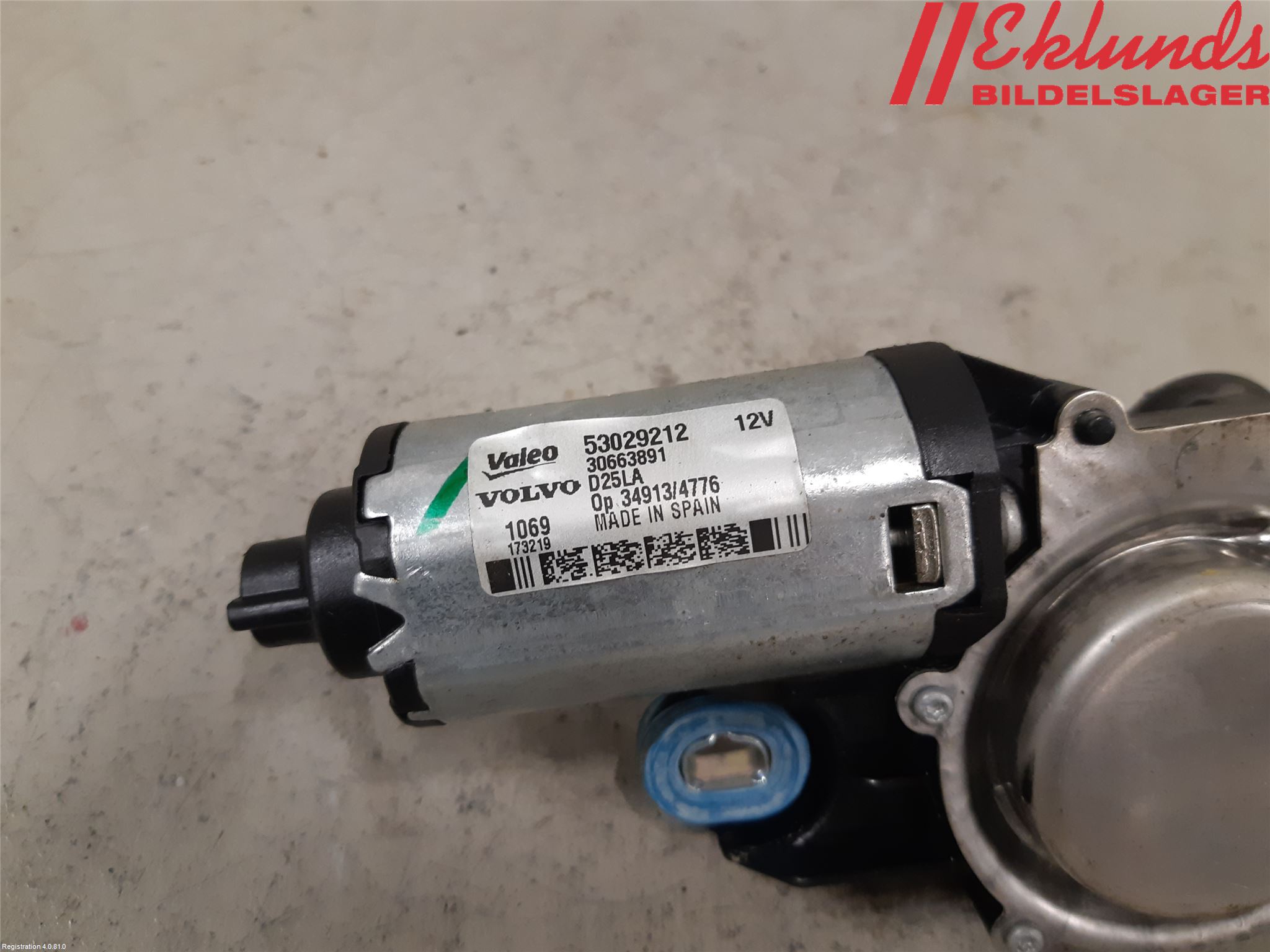 Volvo V70 08-13 Torkarmotor Baklucka