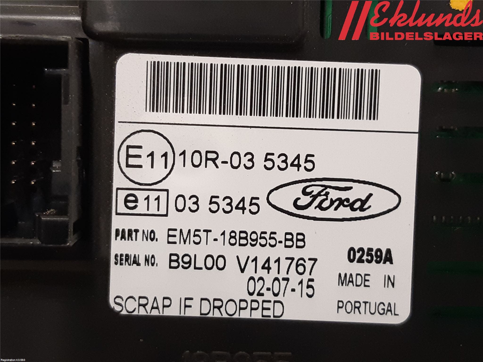 Ford TRANSIT/TOURNEO CUSTOM 13-24 Cd Radio - Multimediapanel