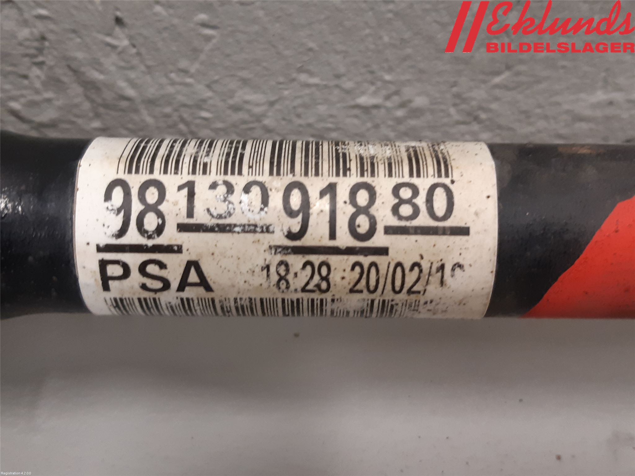 Citroen JUMPY/E-JUMPY 16- Drivaxel Fram Vänster