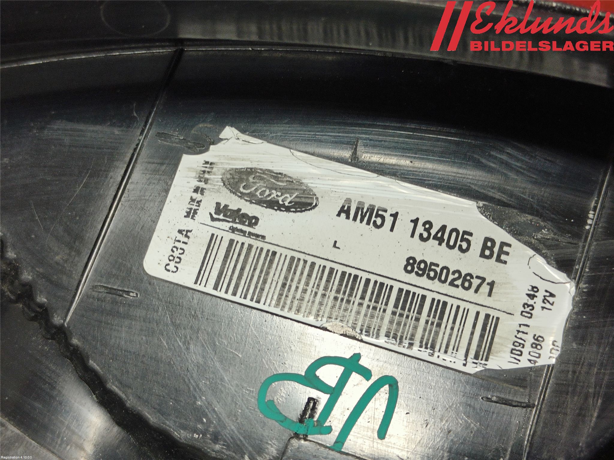 Ford GRAND C-MAX  11-14 Bakljus Vänster