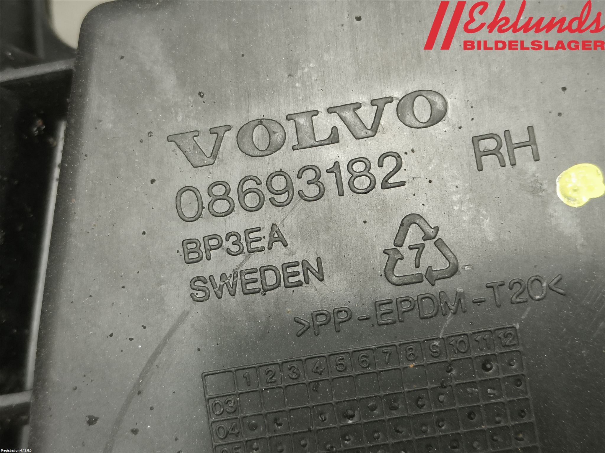 Volvo V70 05-08 Stötfångarfäste Fram Hö