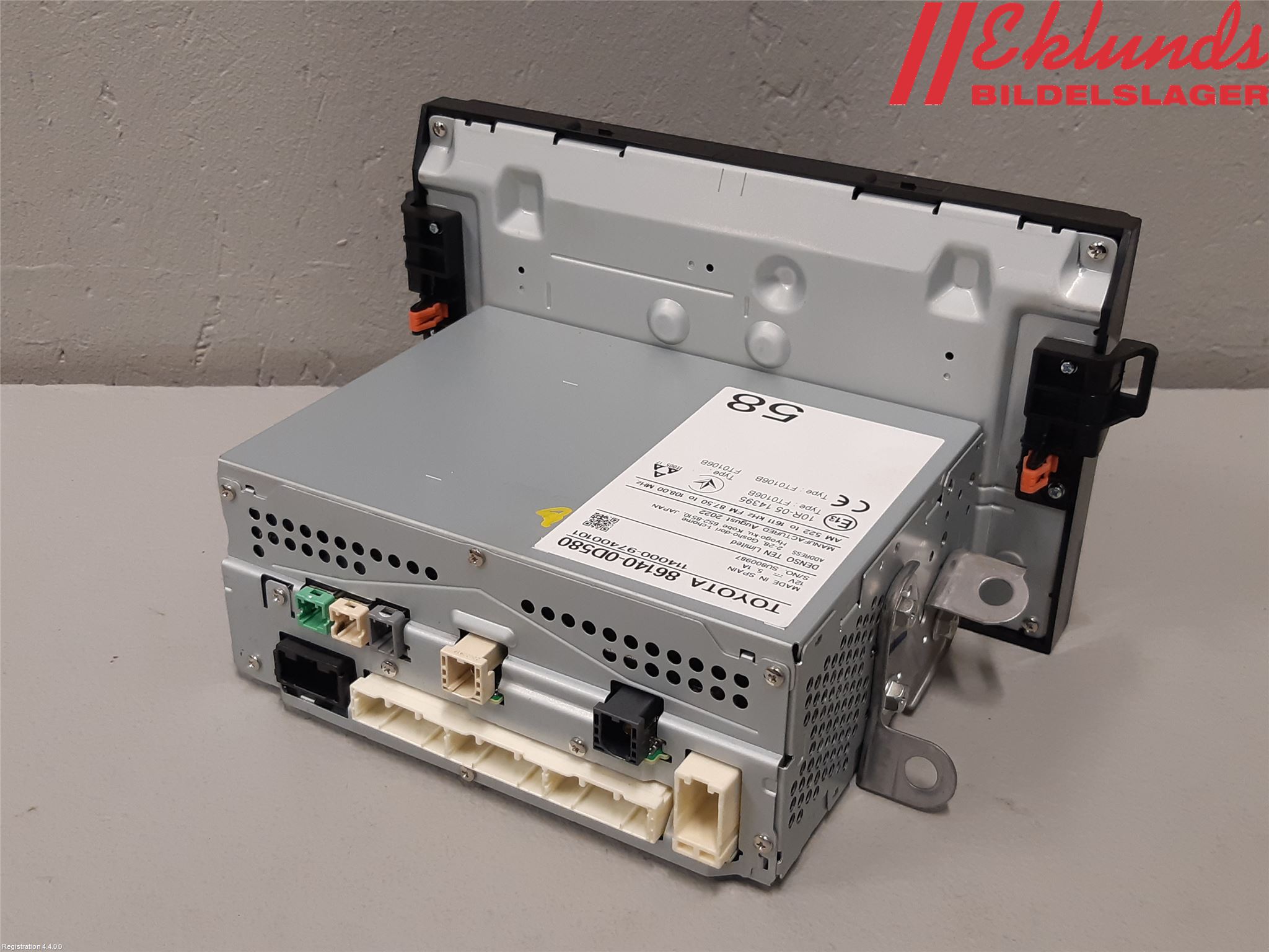 Toyota YARIS XP21 20- Cd Radio - Multimediapanel