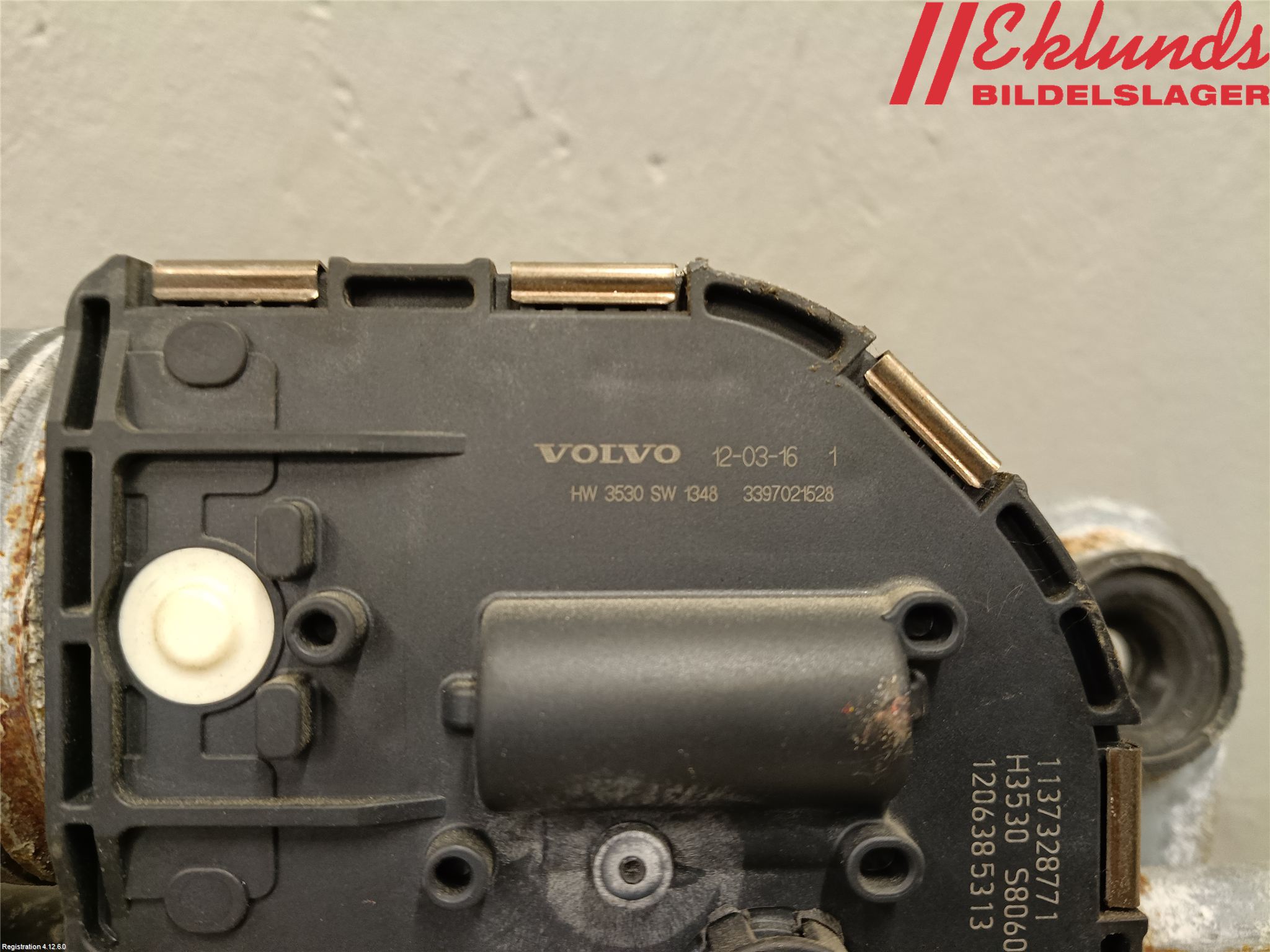 Volvo V70 08-13 Torkarmotor Vindruta