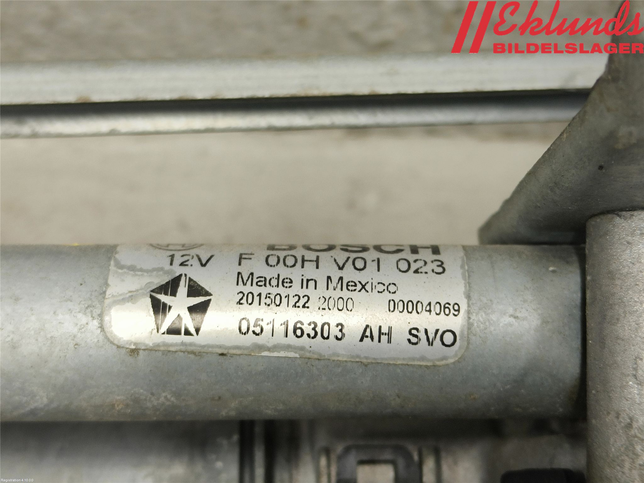 Fiat FREEMONT Torkarmekanism Vindruta