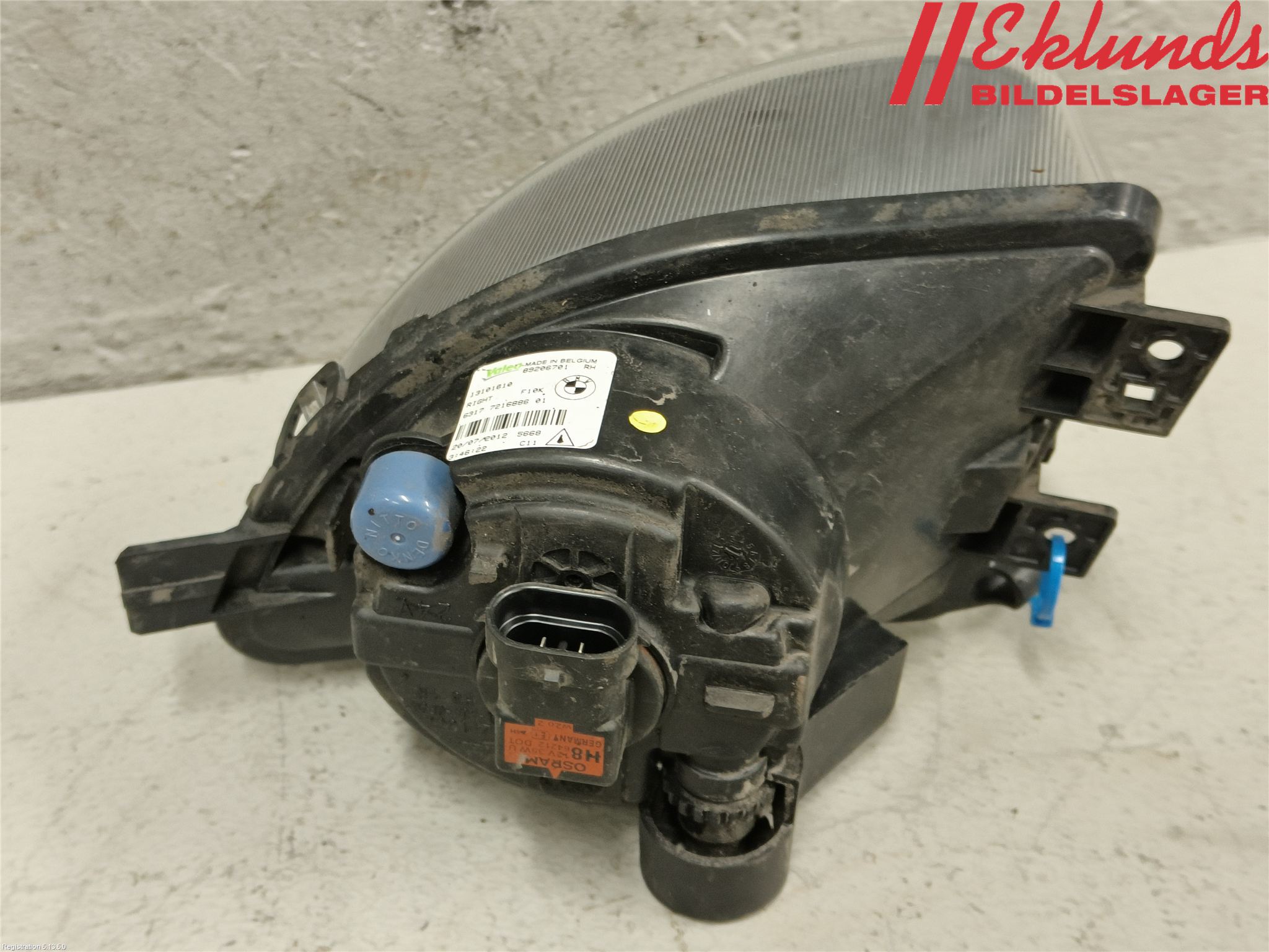 BMW 5 F10/F11/F18 09-17 Dimljus-Varselljus Fram