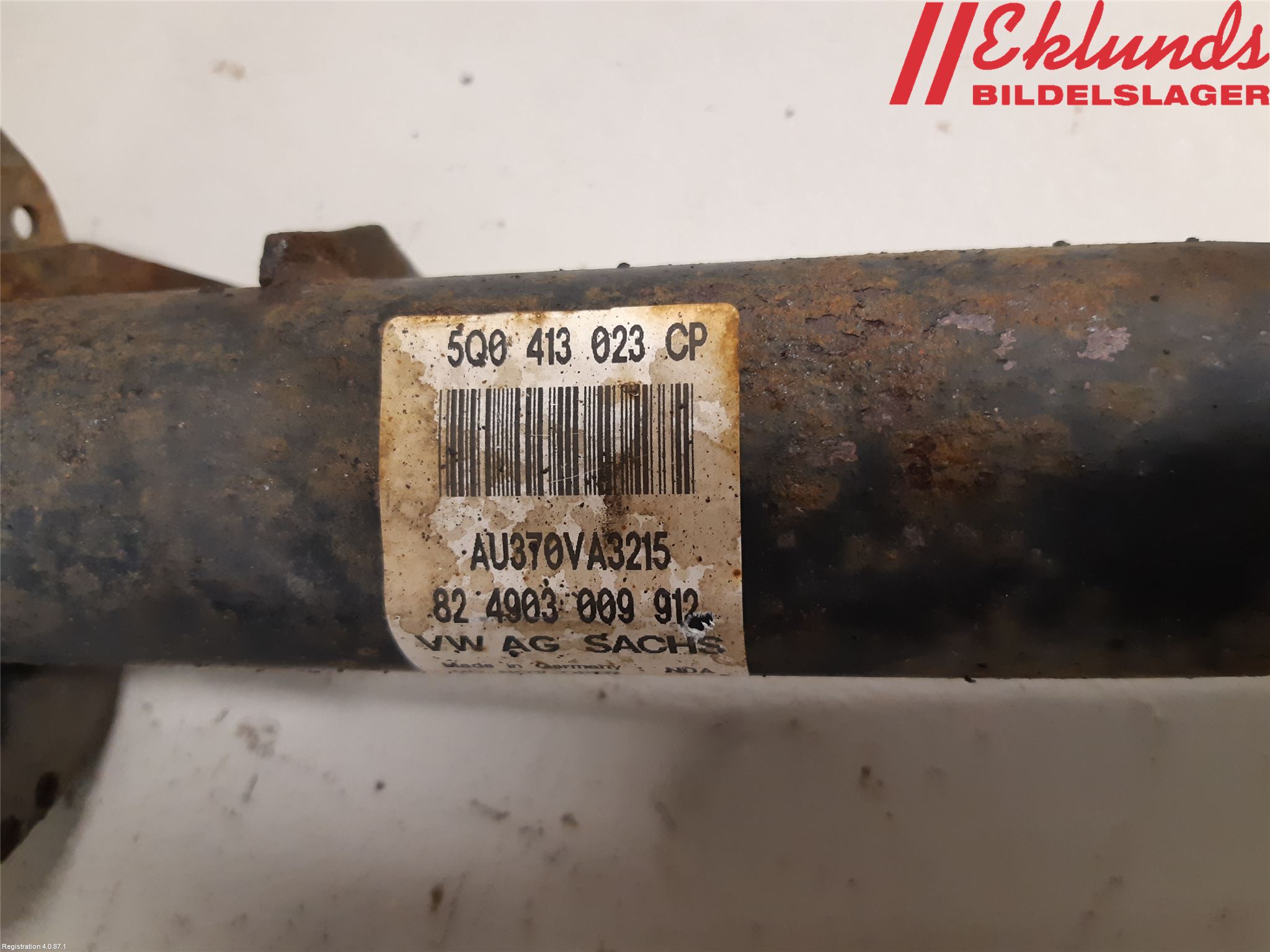 Audi A3/S3 8V 13-20 Fjäderben Fram Vänster