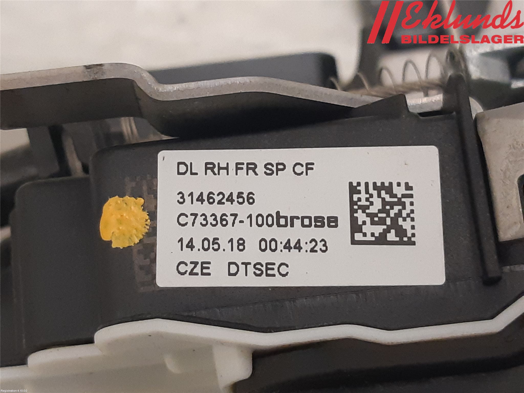 Volvo V60 19- Låskista-Dörrlås