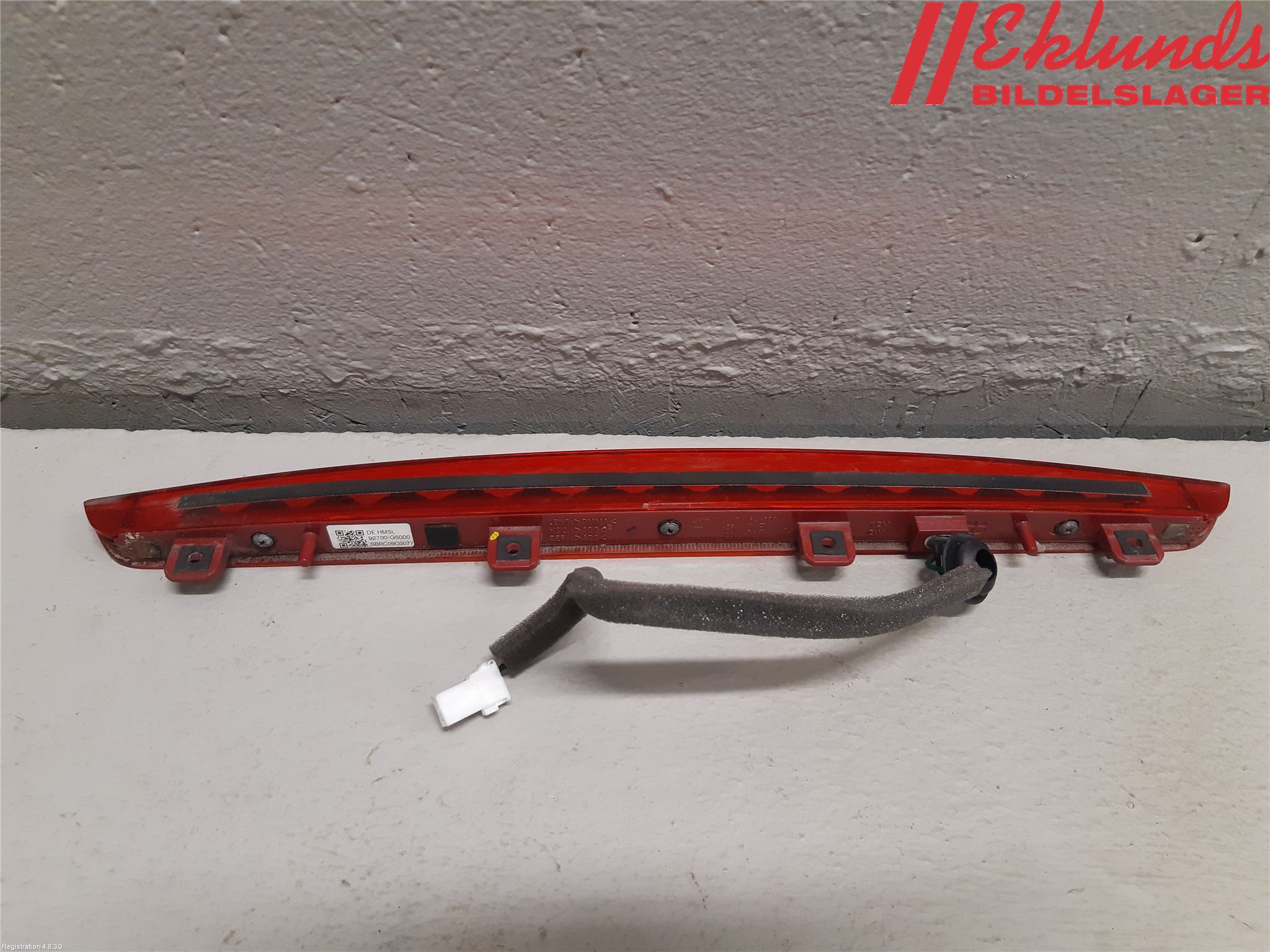 Kia NIRO (DE) 17-22 Bromsljus Bakruta