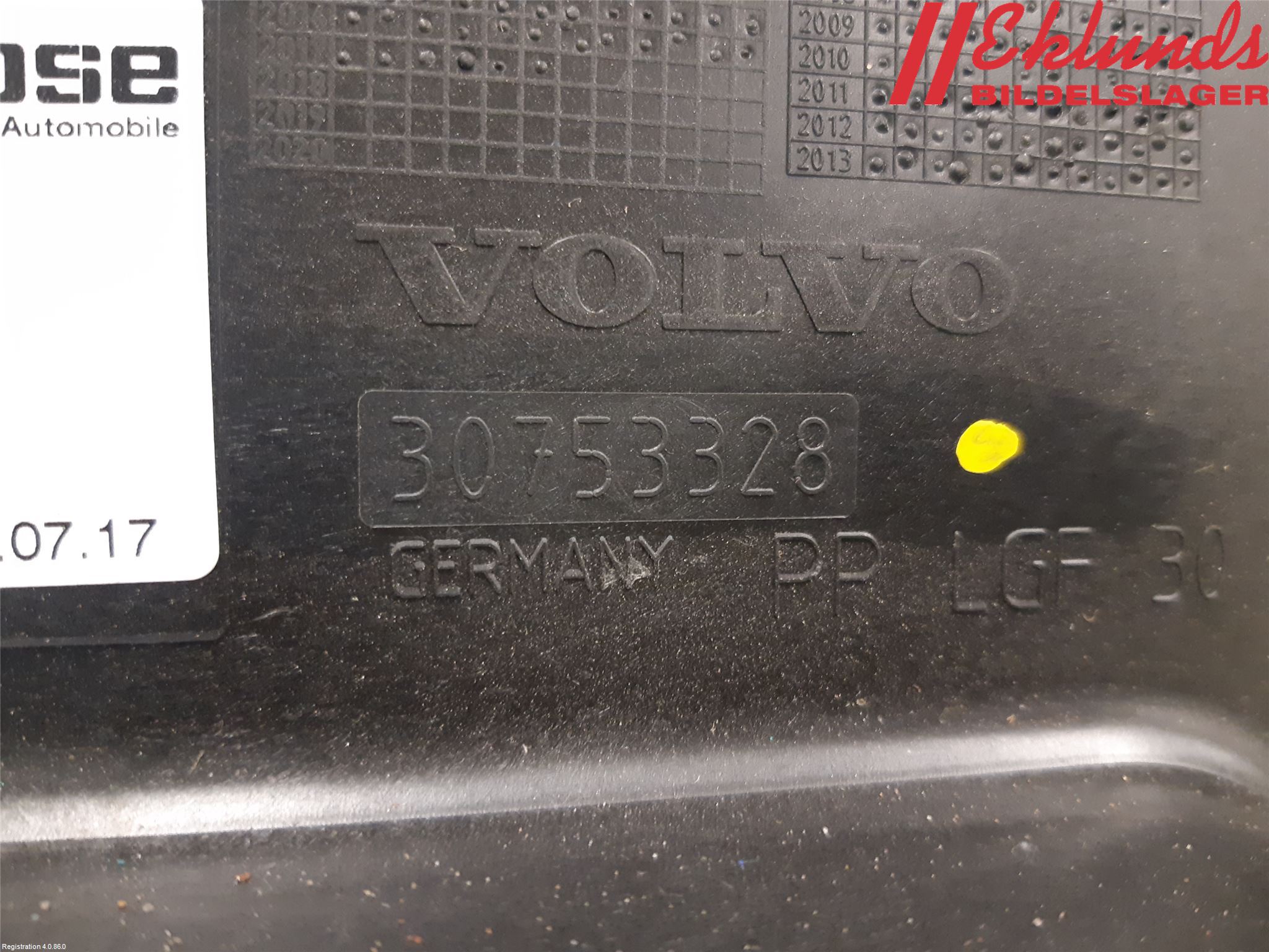 Volvo XC60 14-17 Fönsterhiss El Kompl