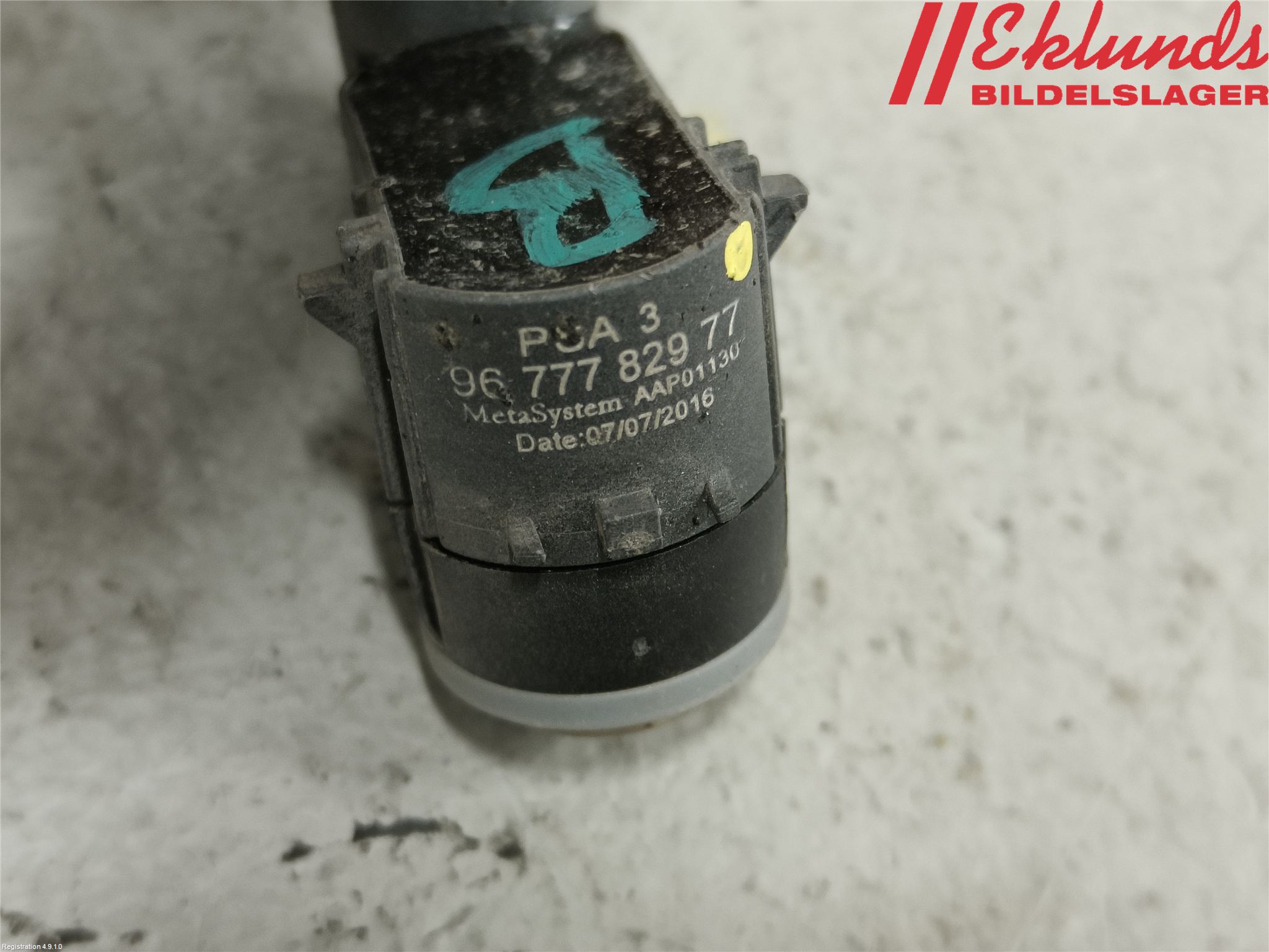 Citroen C3 10-17 Parkeringshjälp Backsensor