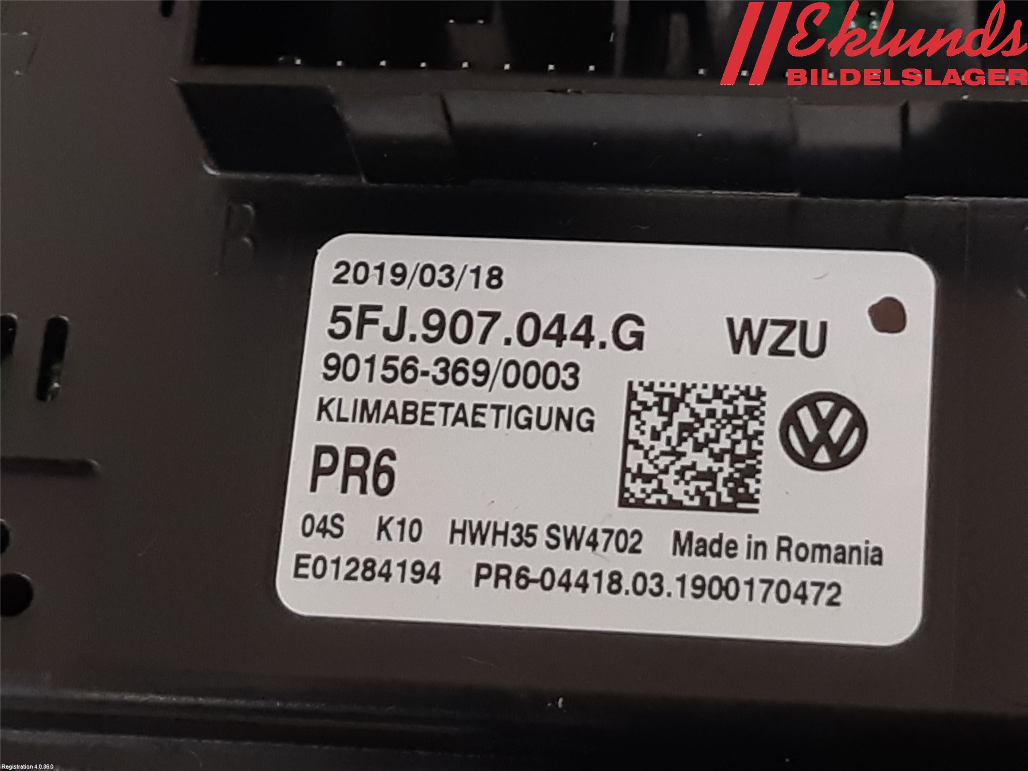 Seat TARRACO 19- Ac Styrenhet Ac Manöveren