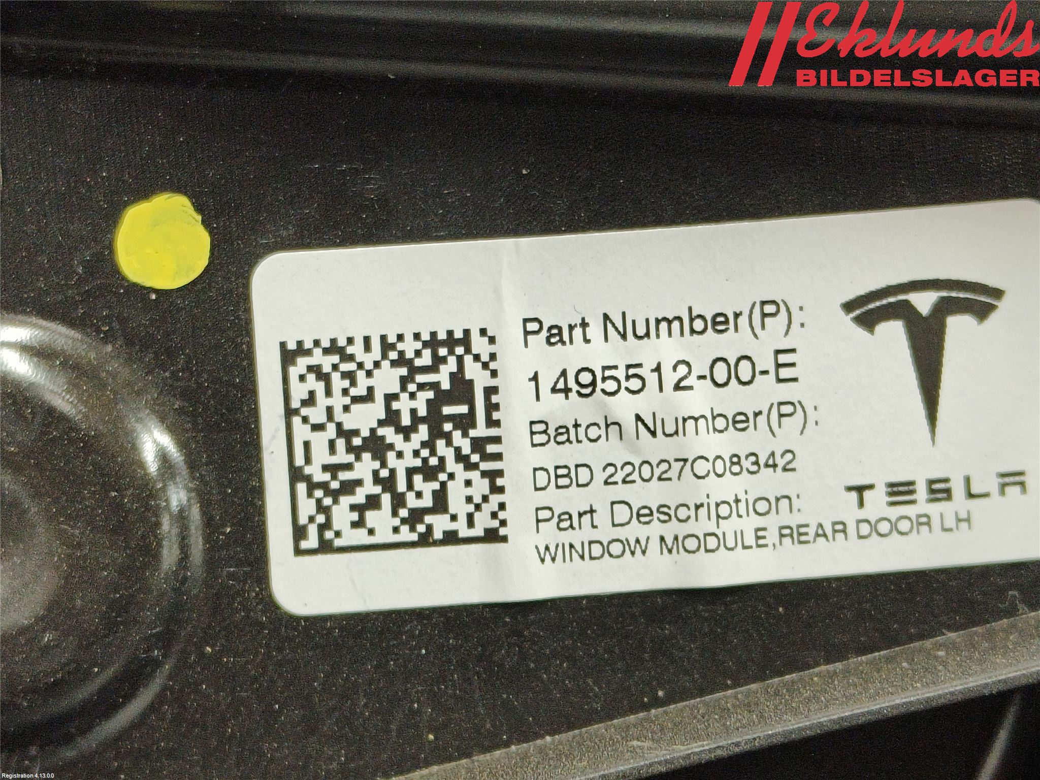 Tesla MODEL Y 21- Fönsterhiss El Kompl