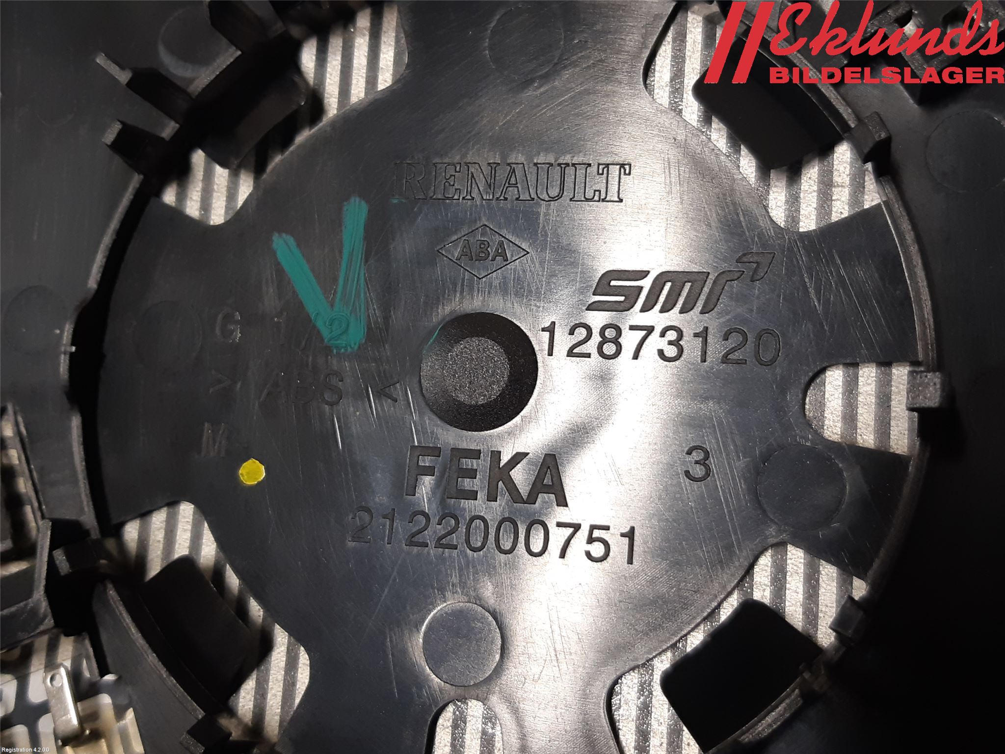 Renault CLIO IV 12-16 Spegelglas Vä