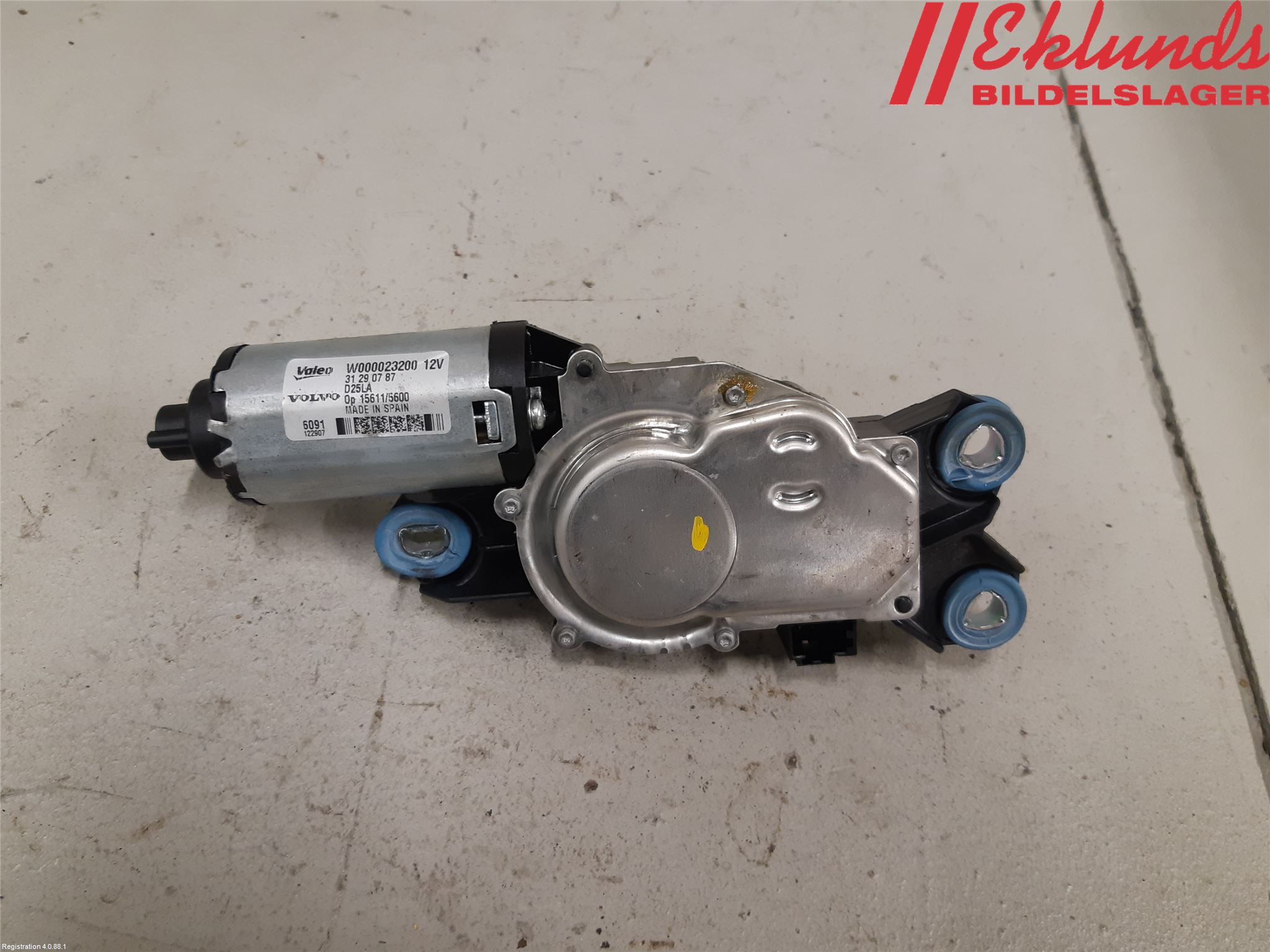 Volvo V70 08-13 Torkarmotor Baklucka