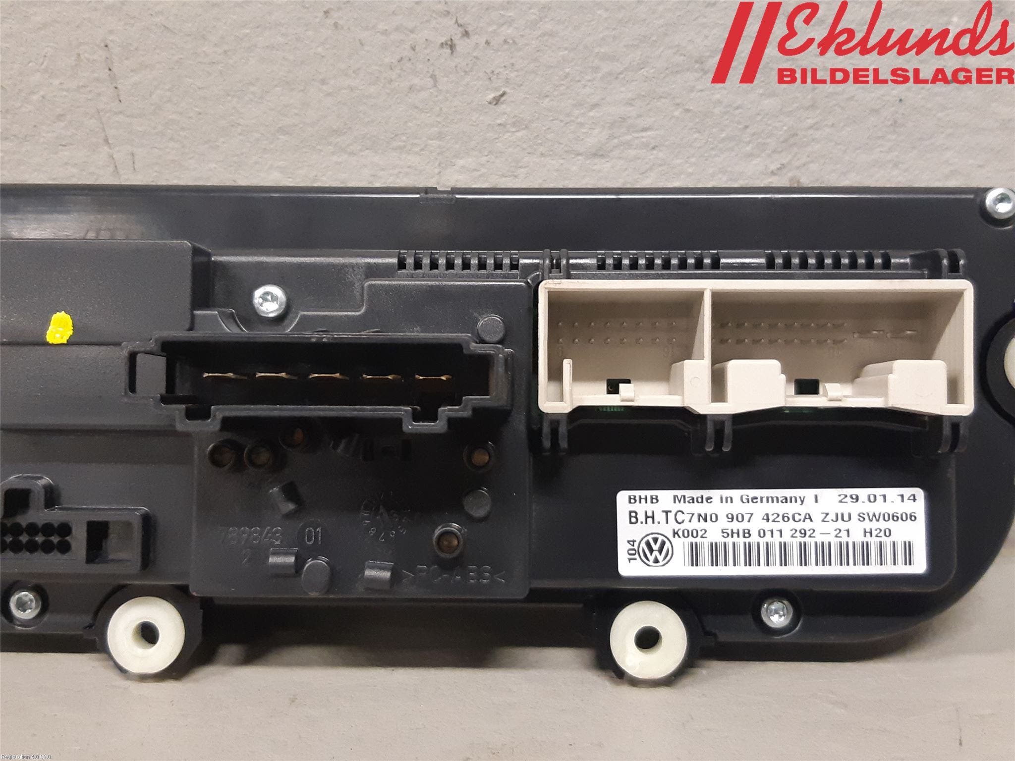 Volkswagen VW TOURAN 10-15 Ac Styrenhet Ac Manöveren