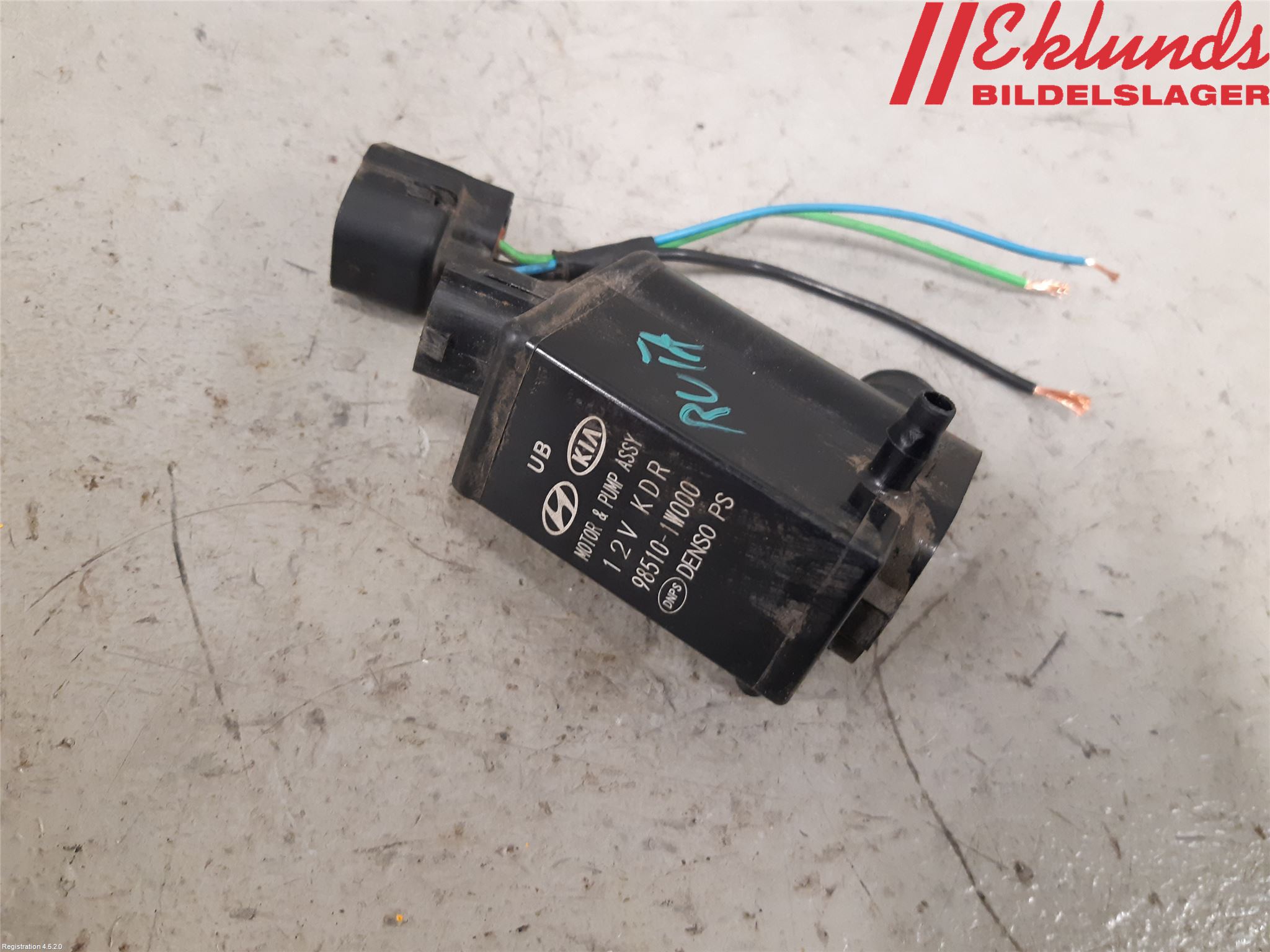 Hyundai i30 GD 13-17 Spolarpump Vindruta