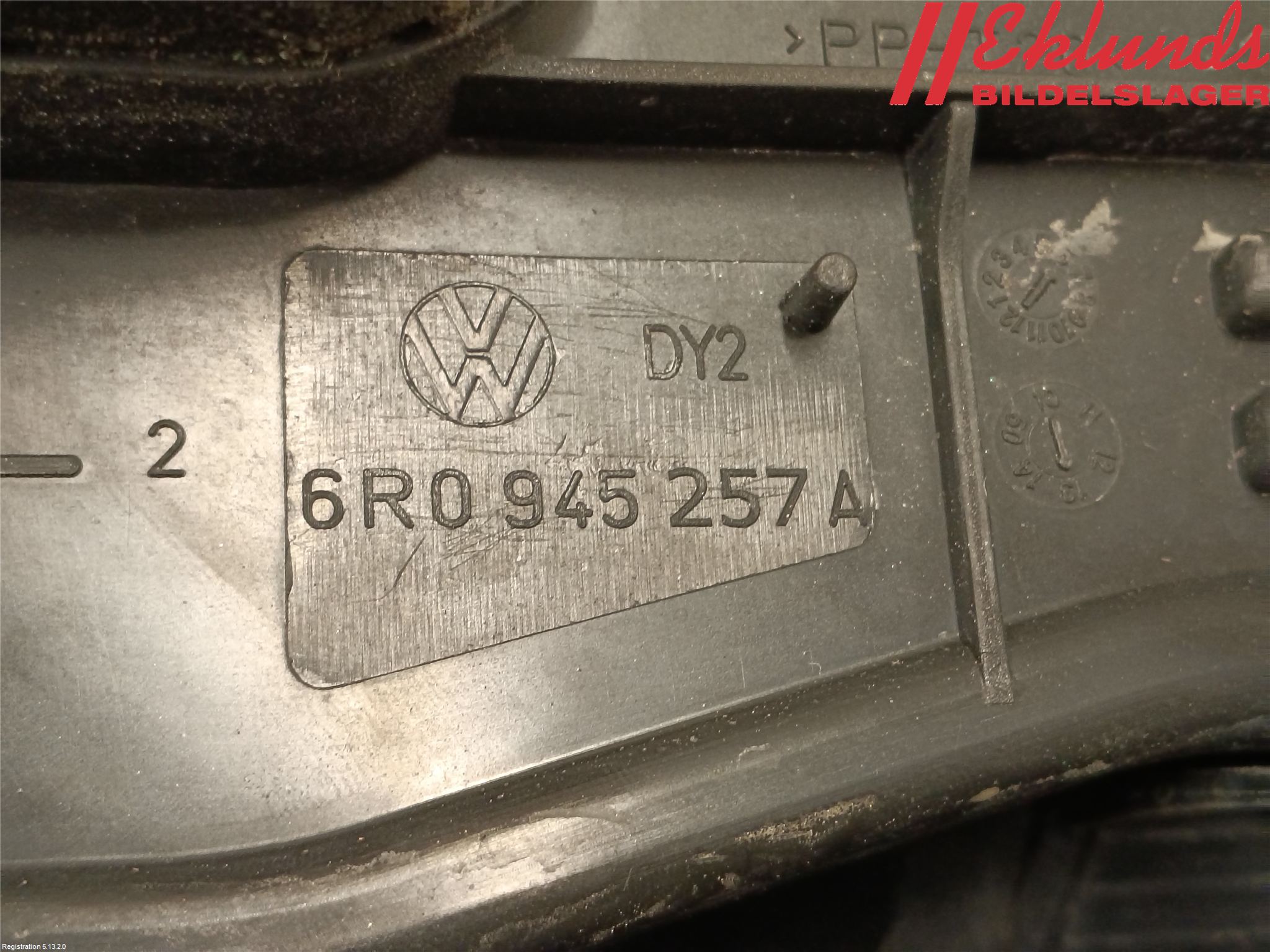 Volkswagen VW POLO 10-17 Bakljus Vänster
