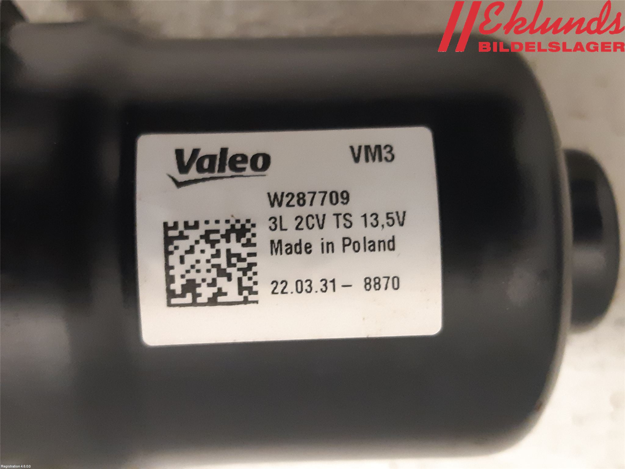 Fiat 500e 20- Torkarmotor Vindruta