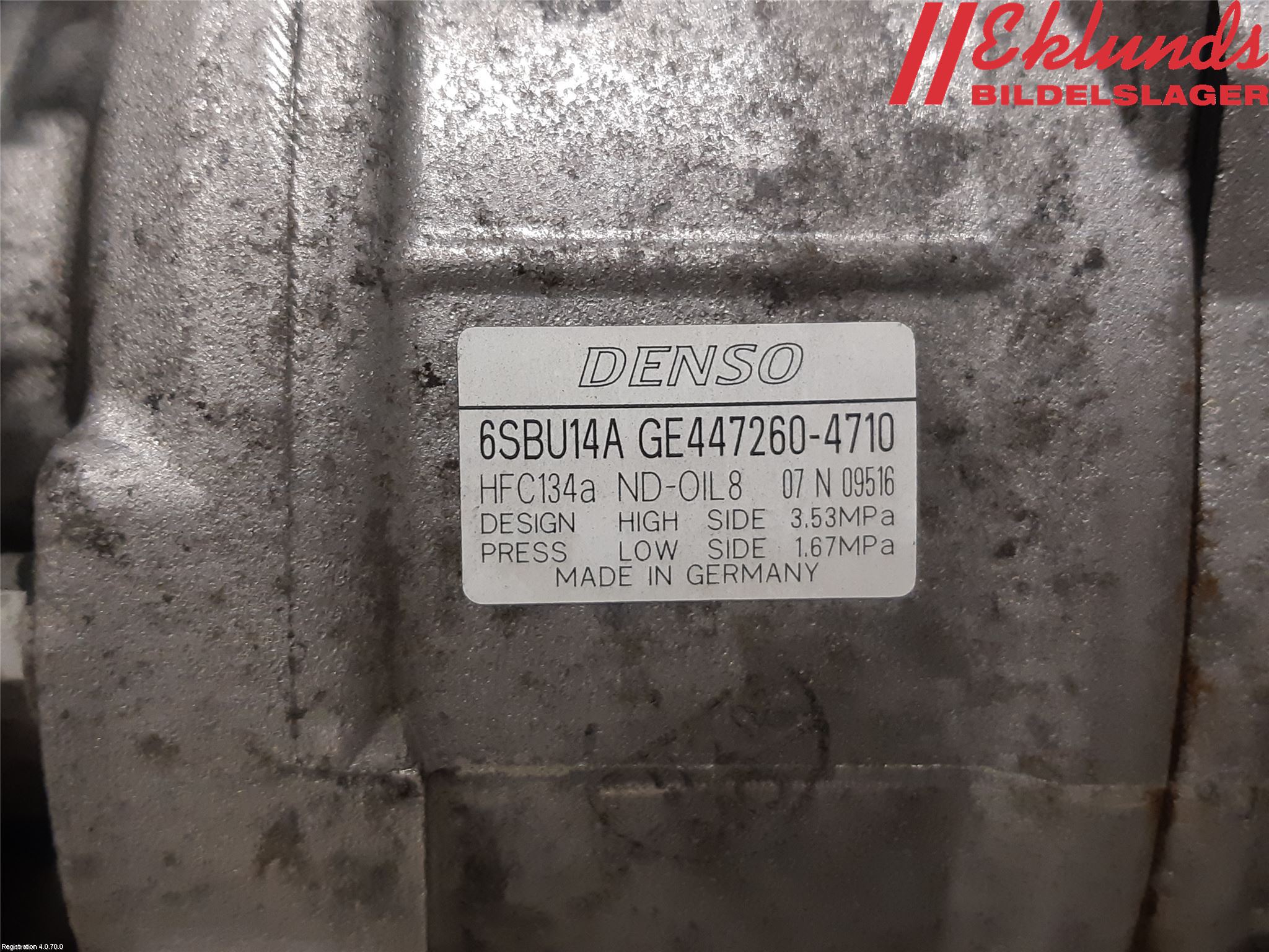 BMW 3 E90/91 SED/TOU 05-12 Ac Kompressor