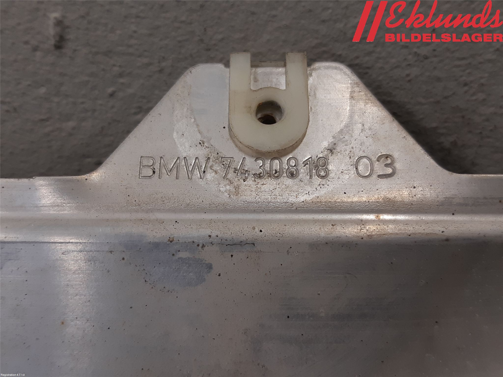 BMW X3 G01 18- Frontplåt