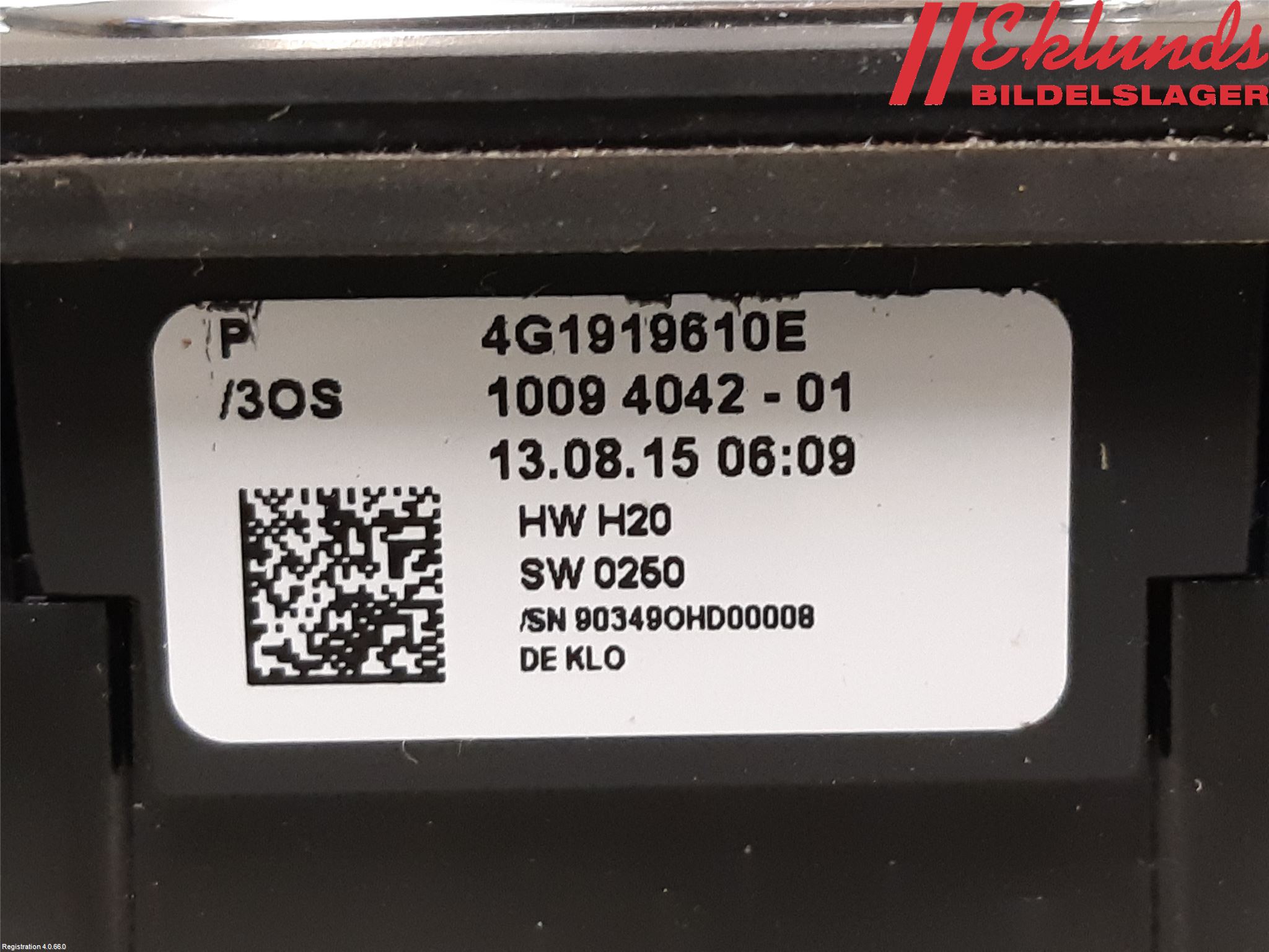 Audi A6/S6 4G 11-18 Strömställare Multifunktion