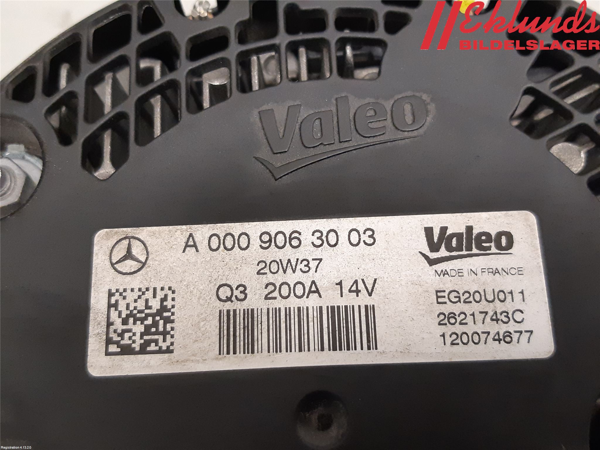 Mercedes-Benz MB GLC-KLASS (X253/C253) 15-22 Generator