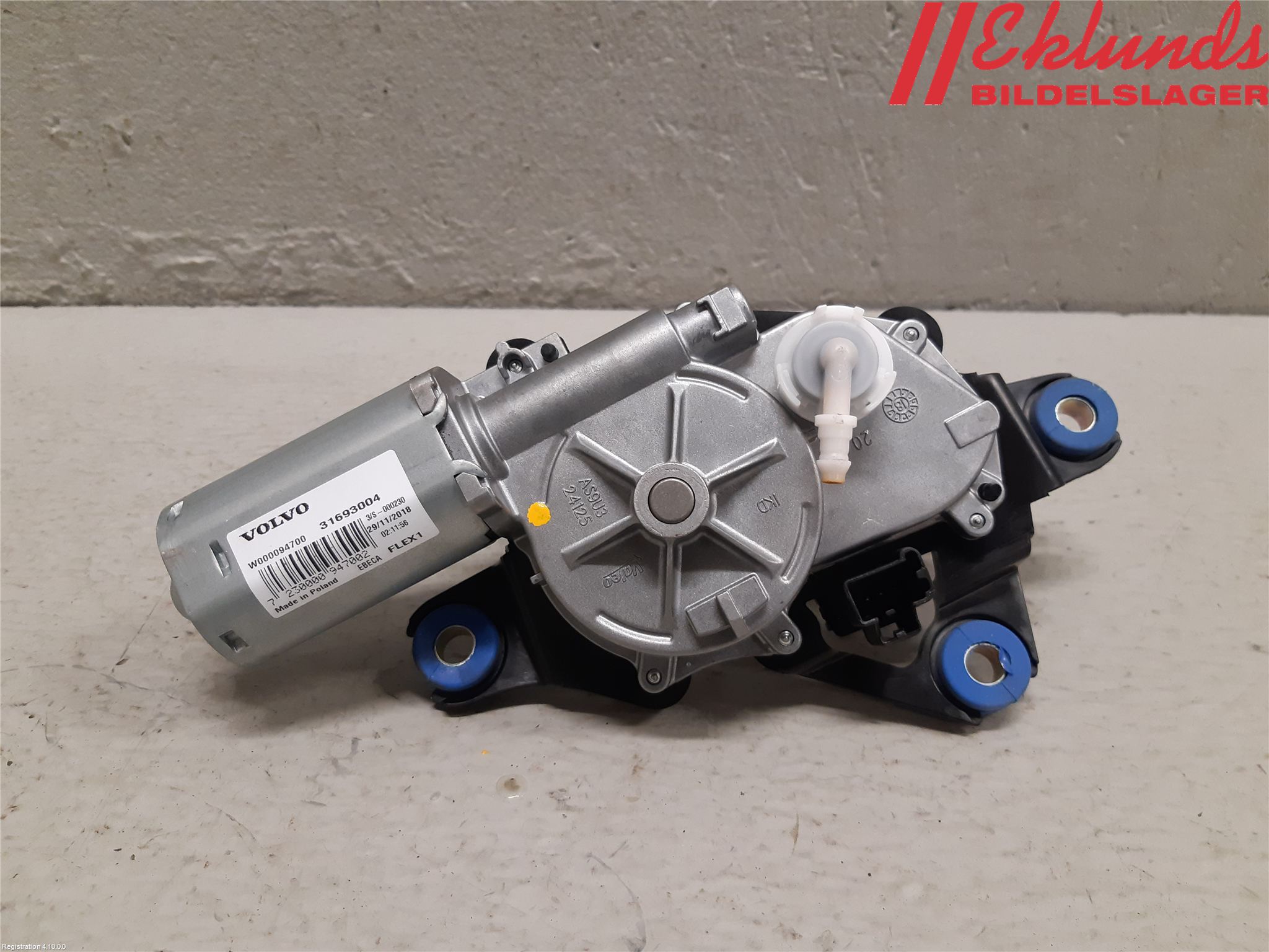 Volvo V60 19- Torkarmotor Baklucka