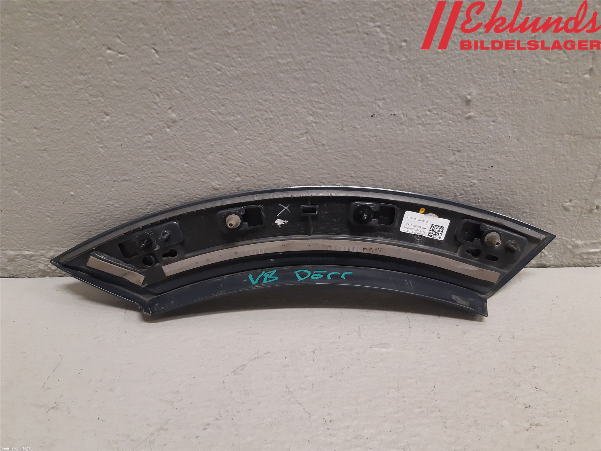 Audi E-TRON, S GE 19- Dörr Dekorlist Bak Vä