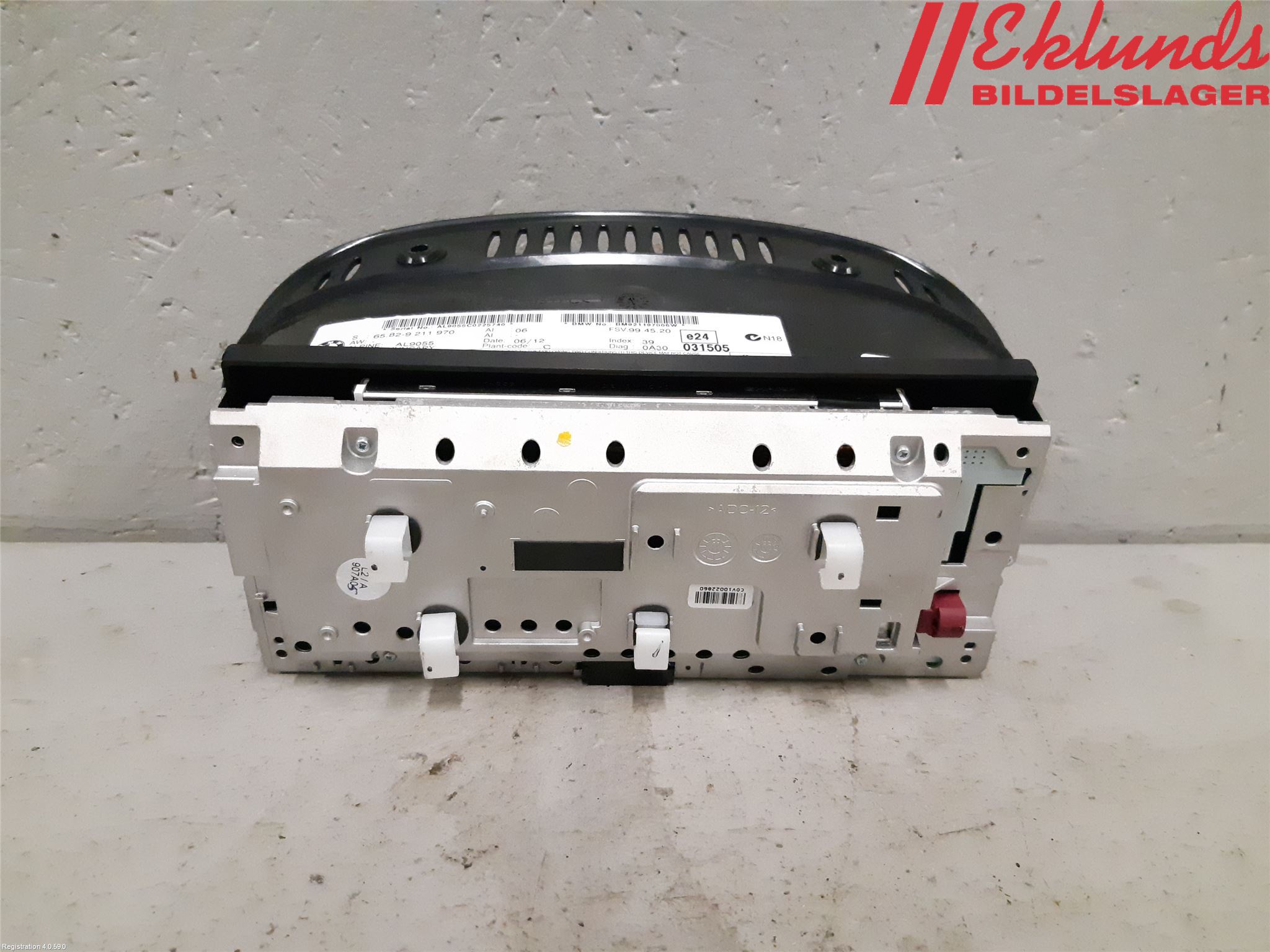 BMW 3 E90/91 SED/TOU 05-12 Kontrolldisplay