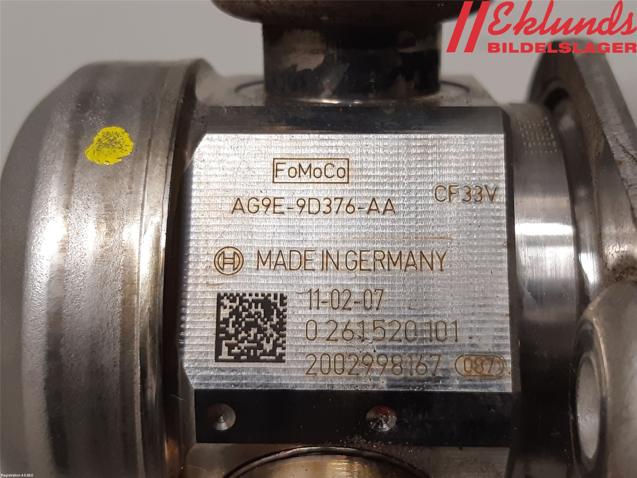 Ford S-MAX 06-15 Bränslepump Mek